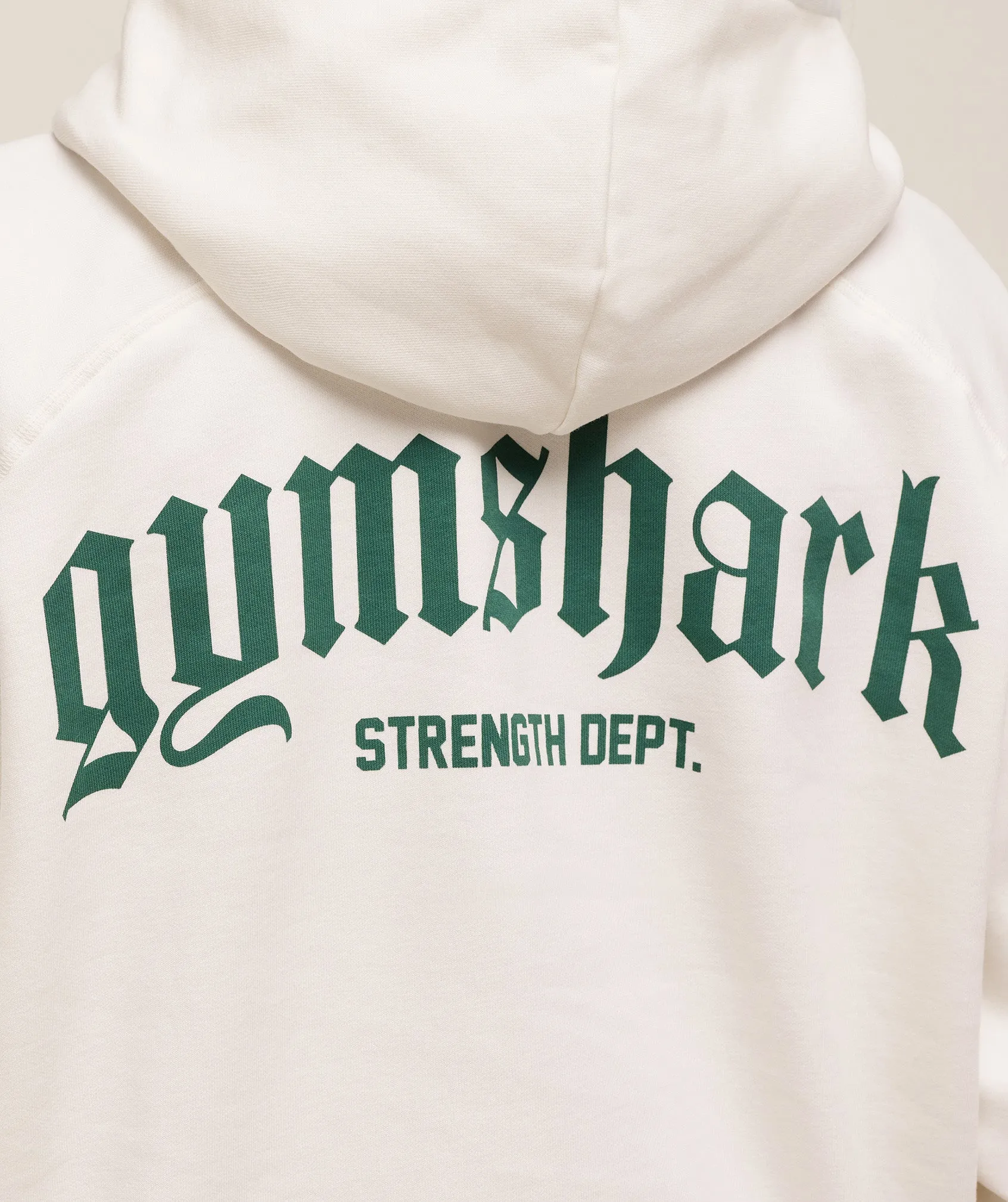 Gymshark Strength Department Oversized Hoodie - Soft White sold by Gymshark product image thumbnail 4