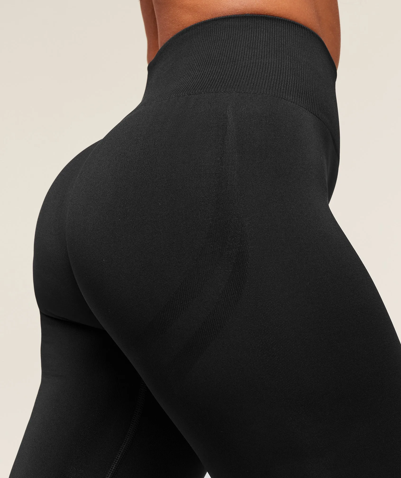 Gymshark Everyday Seamless Capri Legging - Black sold by Gymshark product image thumbnail 4