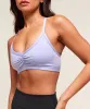 Gymshark Ruched Strappy Sports Bra - Peri Blue sold by Gymshark