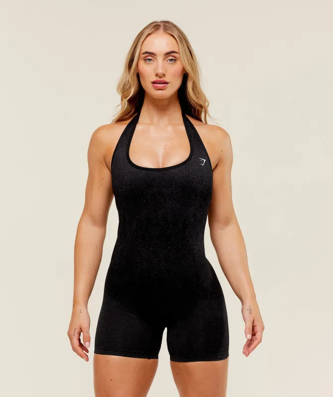 Gymshark Adapt Fleck x Whitney All in One - Black sold by Gymshark