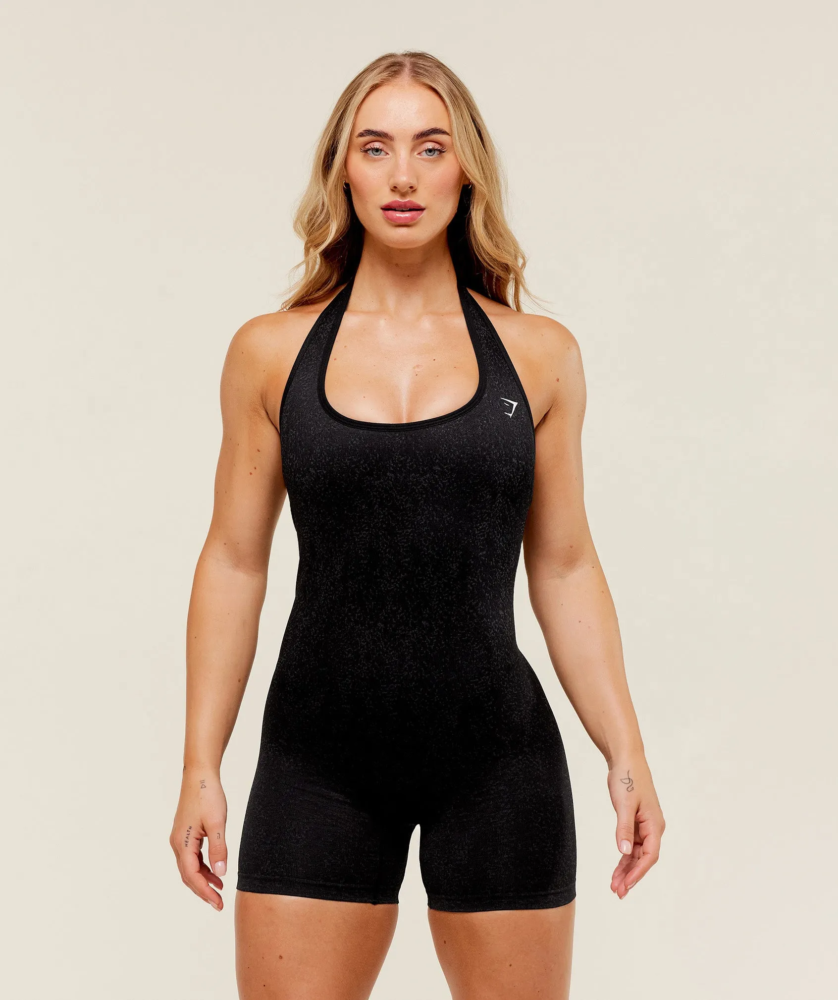 Gymshark Adapt Fleck x Whitney All in One - Black sold by Gymshark