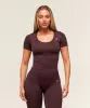 Gymshark Everyday Seamless Tight Fit Crew Neck Tee - Cherry Purple sold by Gymshark