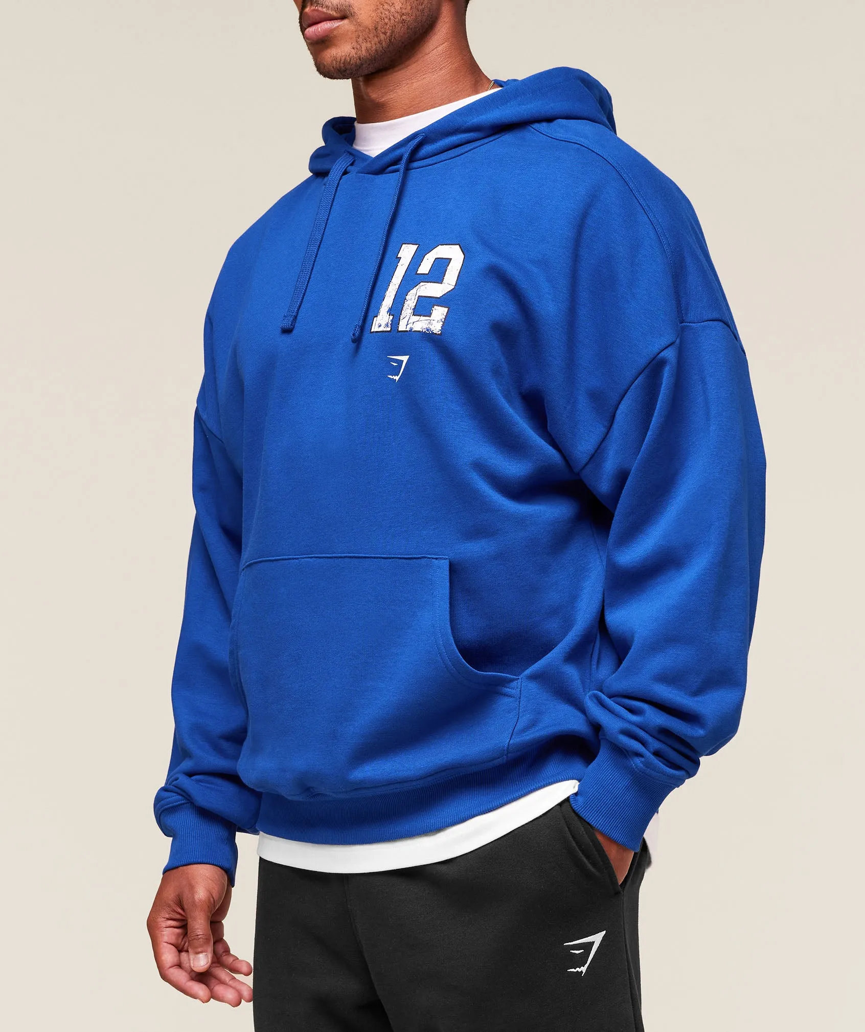 Gymshark Campus Hoodie - Athletic Blue sold by Gymshark product image thumbnail 3
