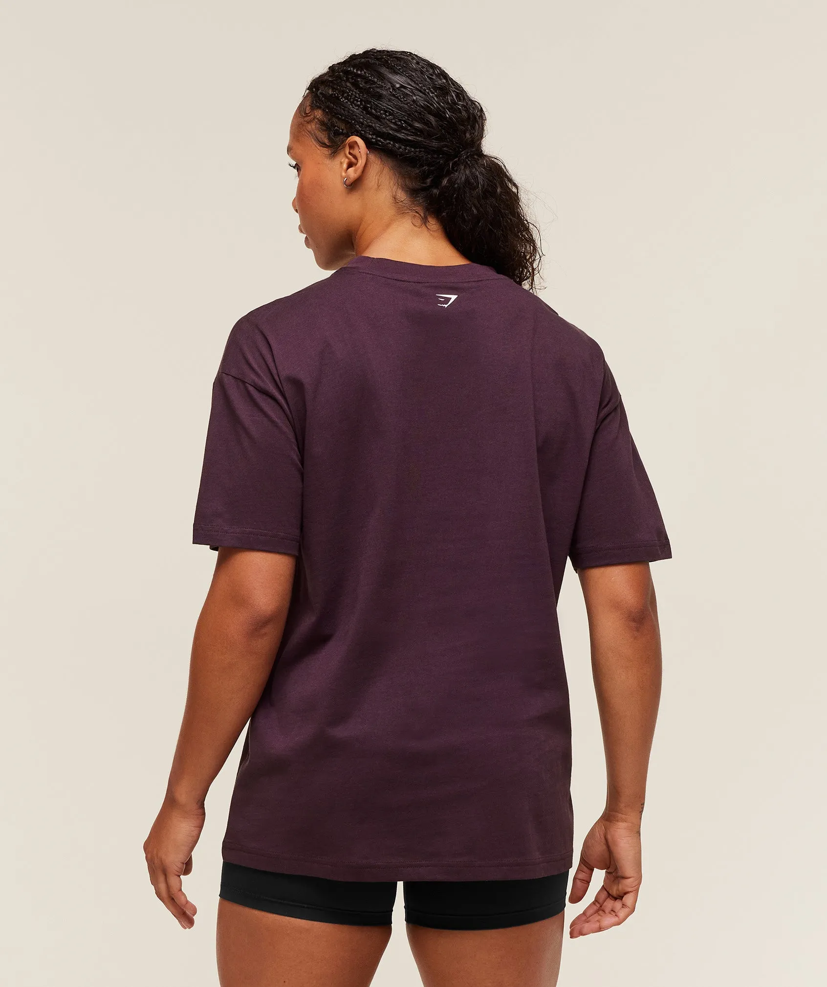 Gymshark Strength Department Oversized T-Shirt - Cherry Purple sold by Gymshark product image thumbnail 2
