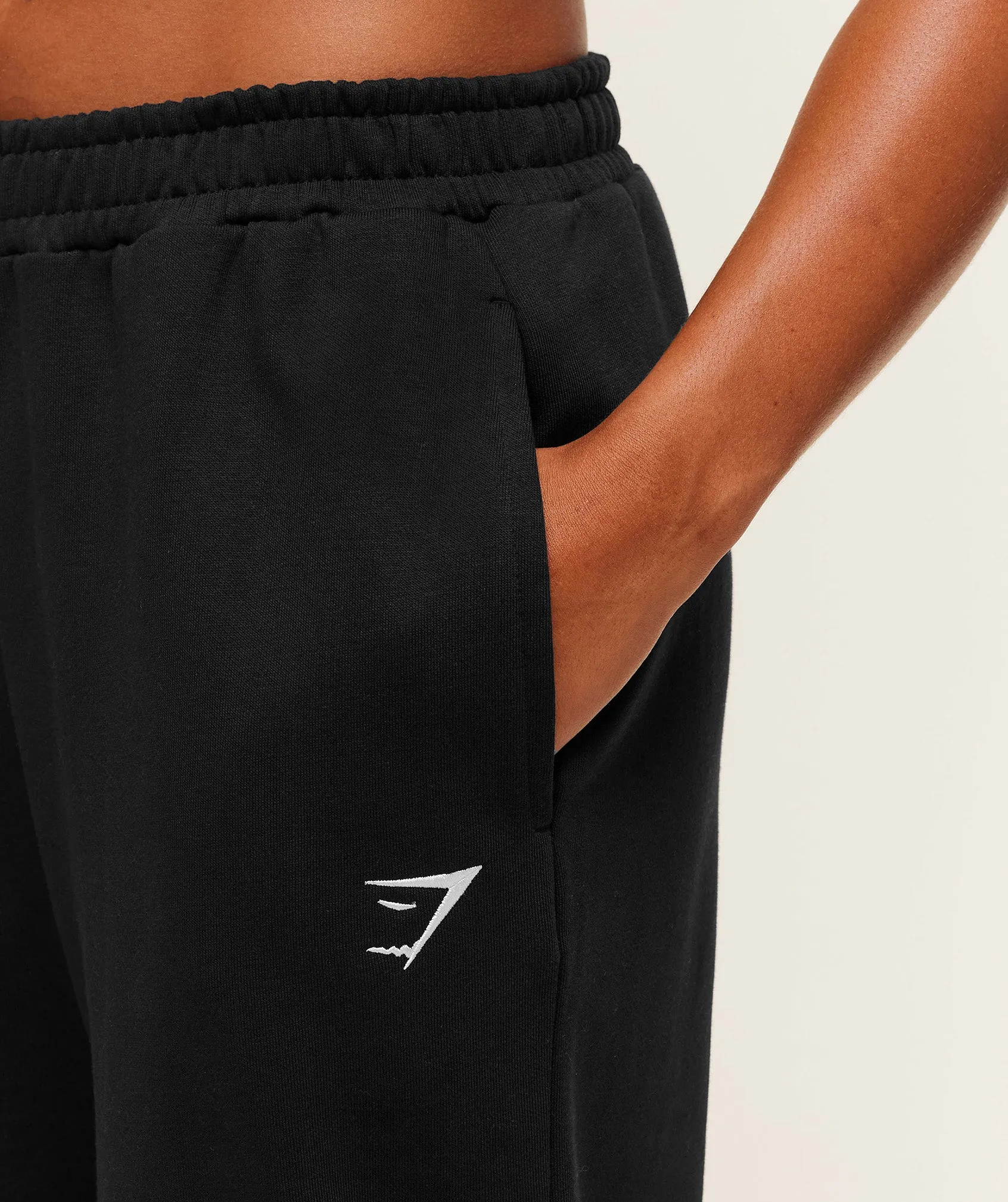 Gymshark Training Fleece Straight Leg Short Pant - Black sold by Gymshark product image thumbnail 4