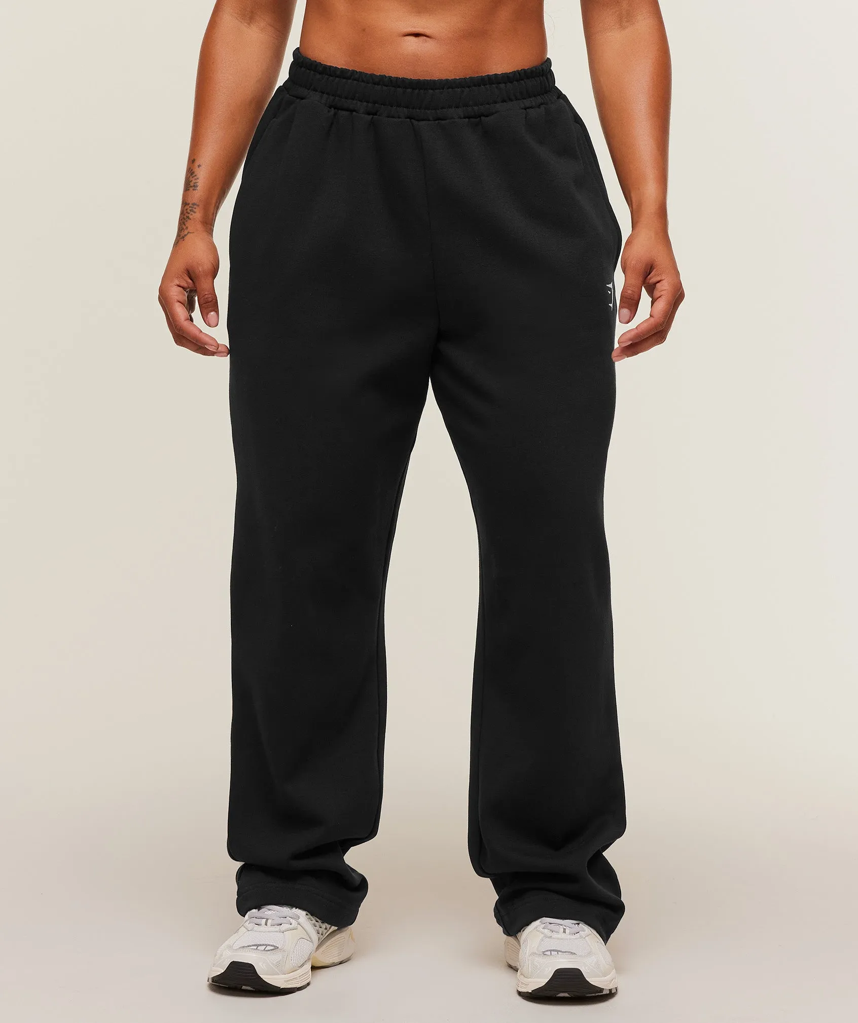 Gymshark Training Fleece Straight Leg Short Pant - Black sold by Gymshark