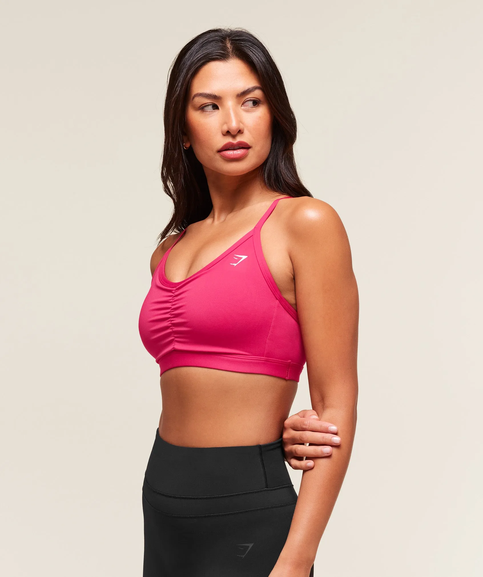 Gymshark Ruched Sports Bra - Build Pink sold by Gymshark product image thumbnail 3