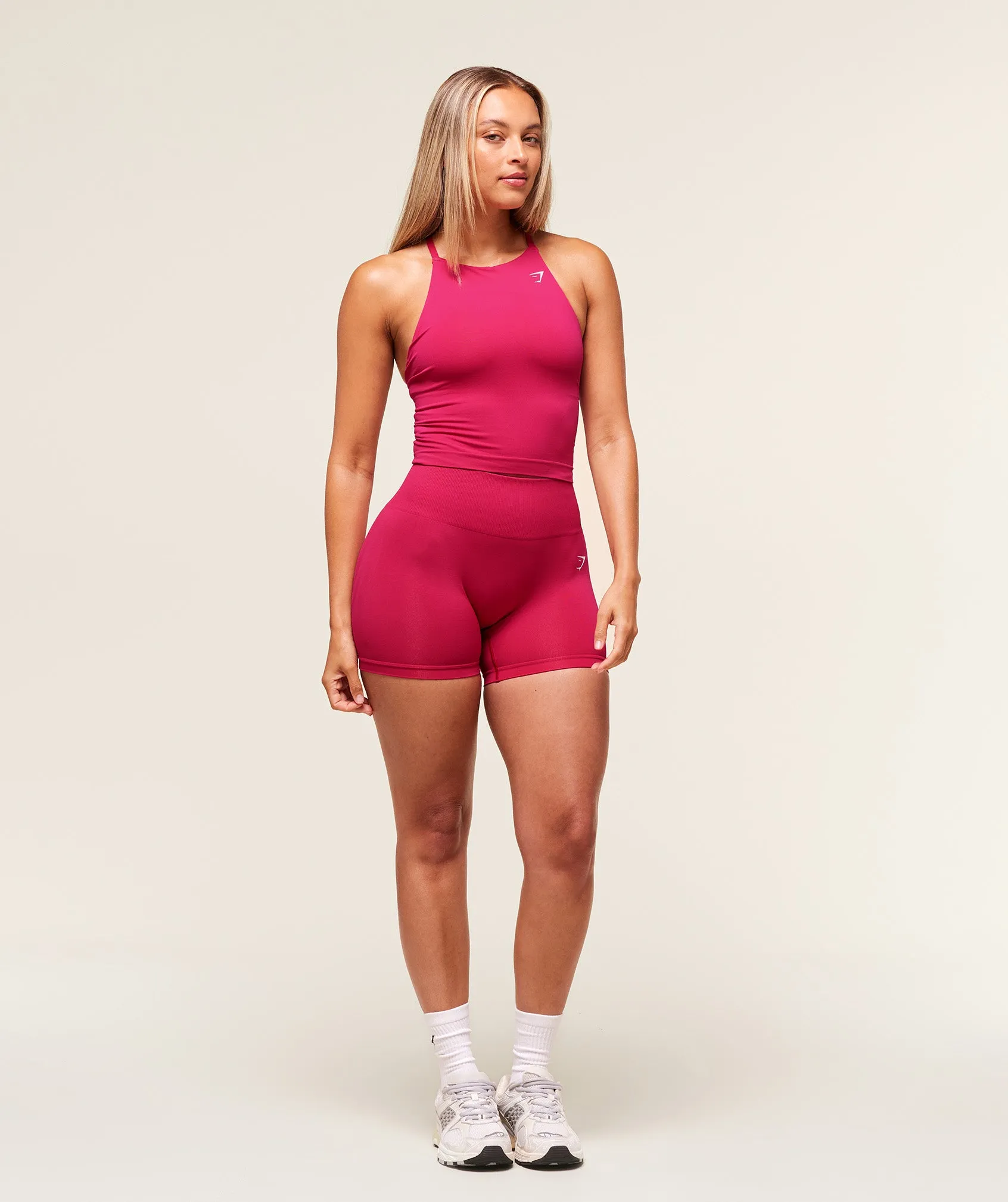 Gymshark Everyday Seamless Tank With Shelf - Build Pink sold by Gymshark product image thumbnail 4