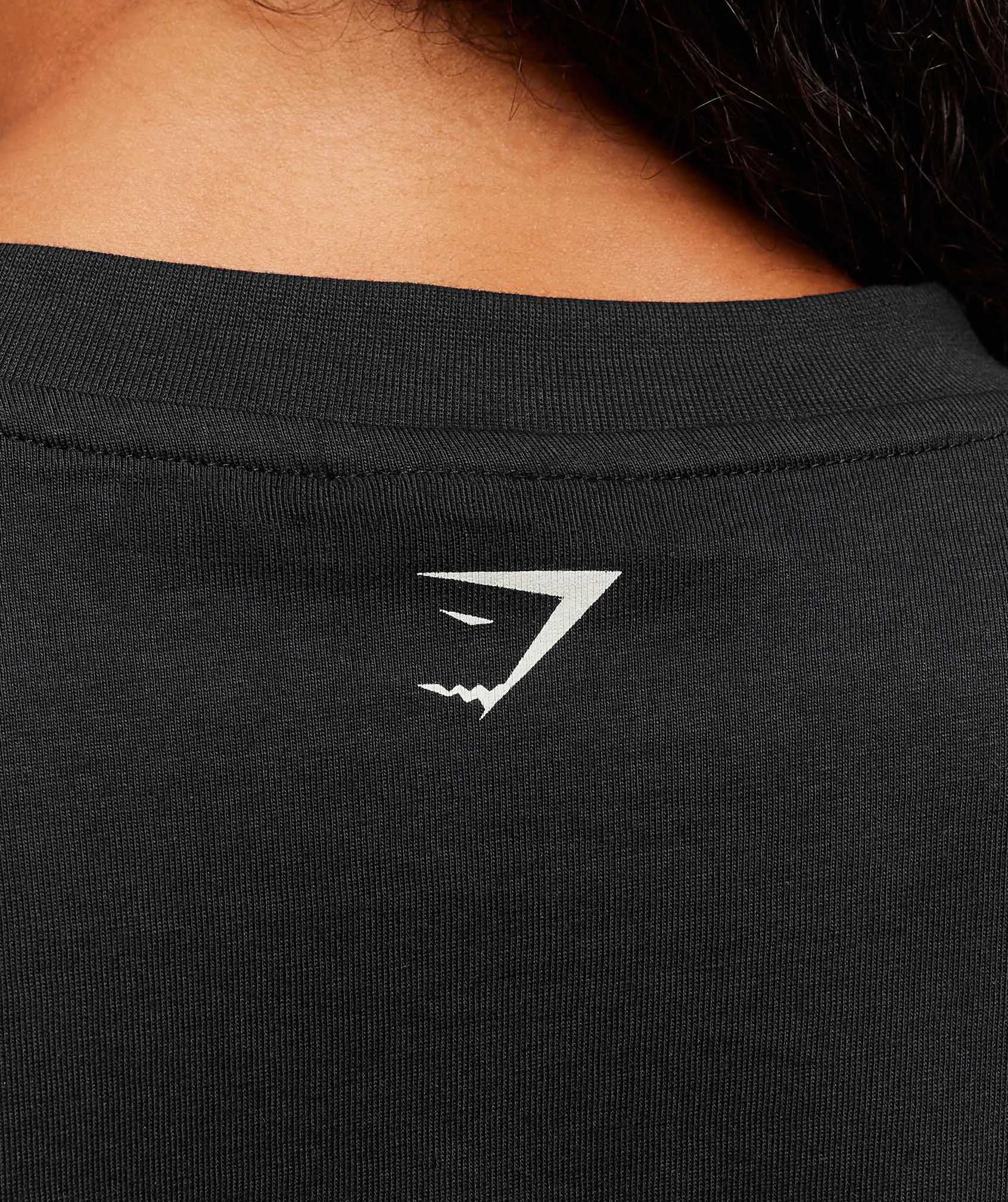 Gymshark Lifting Club Graphic Oversized T-Shirt - Black/Soft White sold by Gymshark product image thumbnail 5