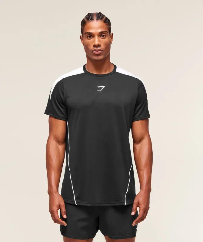 Gymshark Arrival Block T-Shirt - Black sold by Gymshark