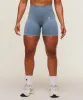 Gymshark Lift Seamless Shorts - Worn Blue/Peri Blue Marl sold by Gymshark