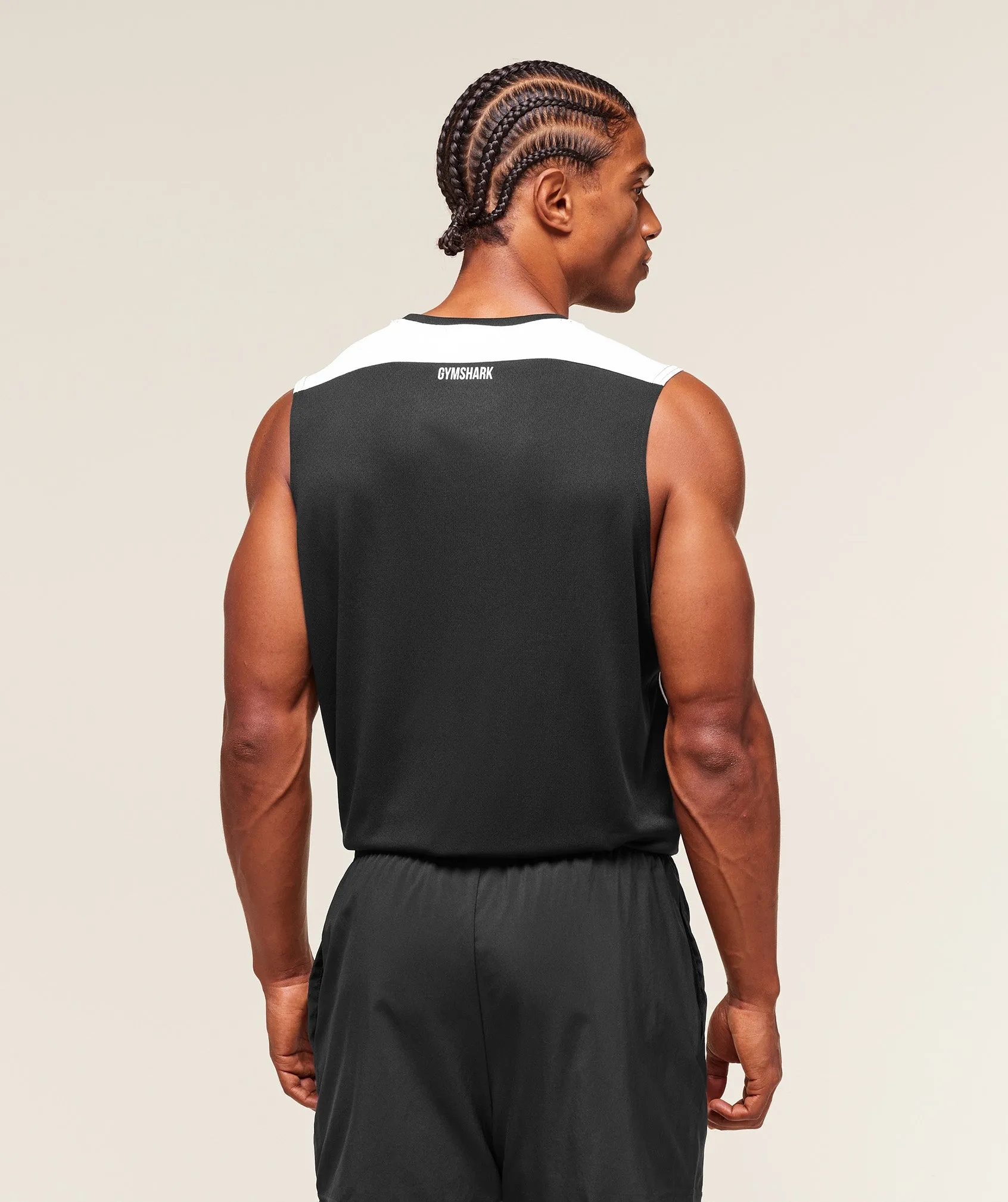 Gymshark Arrival Block Tank - Black sold by Gymshark product image thumbnail 2