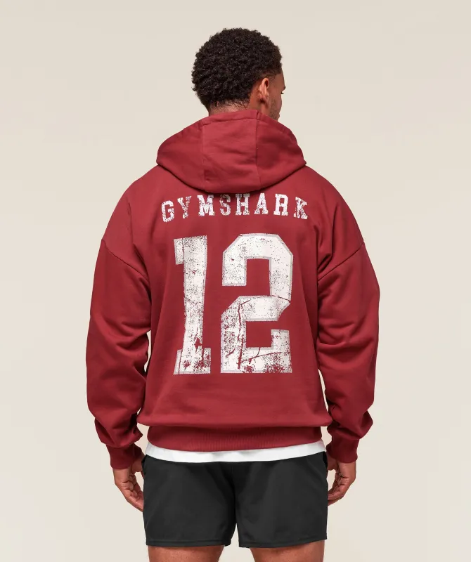 Gymshark Campus Hoodie - Athletic Burgundy sold by Gymshark