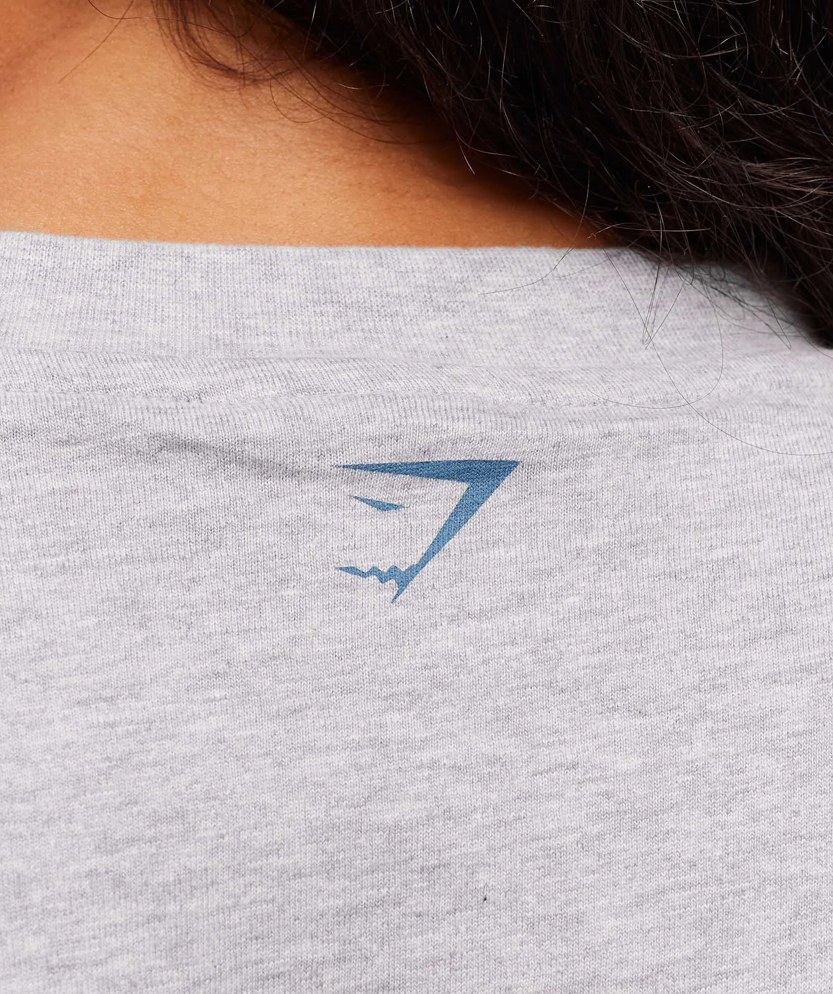 Gymshark Lifting Club Graphic Oversized T-Shirt - Light Grey Core Marl sold by Gymshark product image thumbnail 4