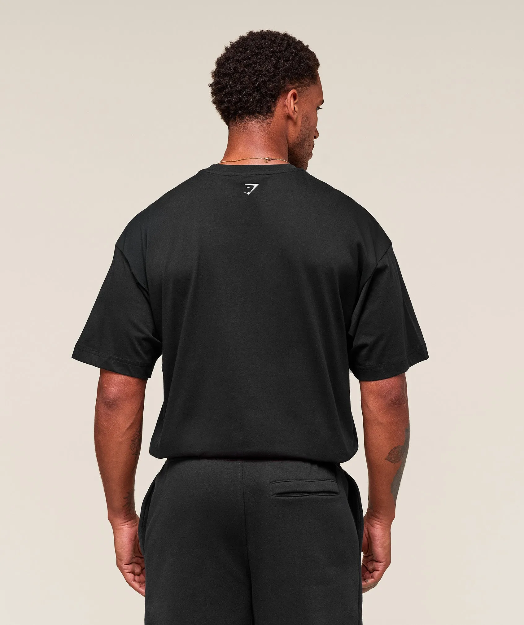 Gymshark Worn Graphic T-Shirt - Black sold by Gymshark product image thumbnail 2