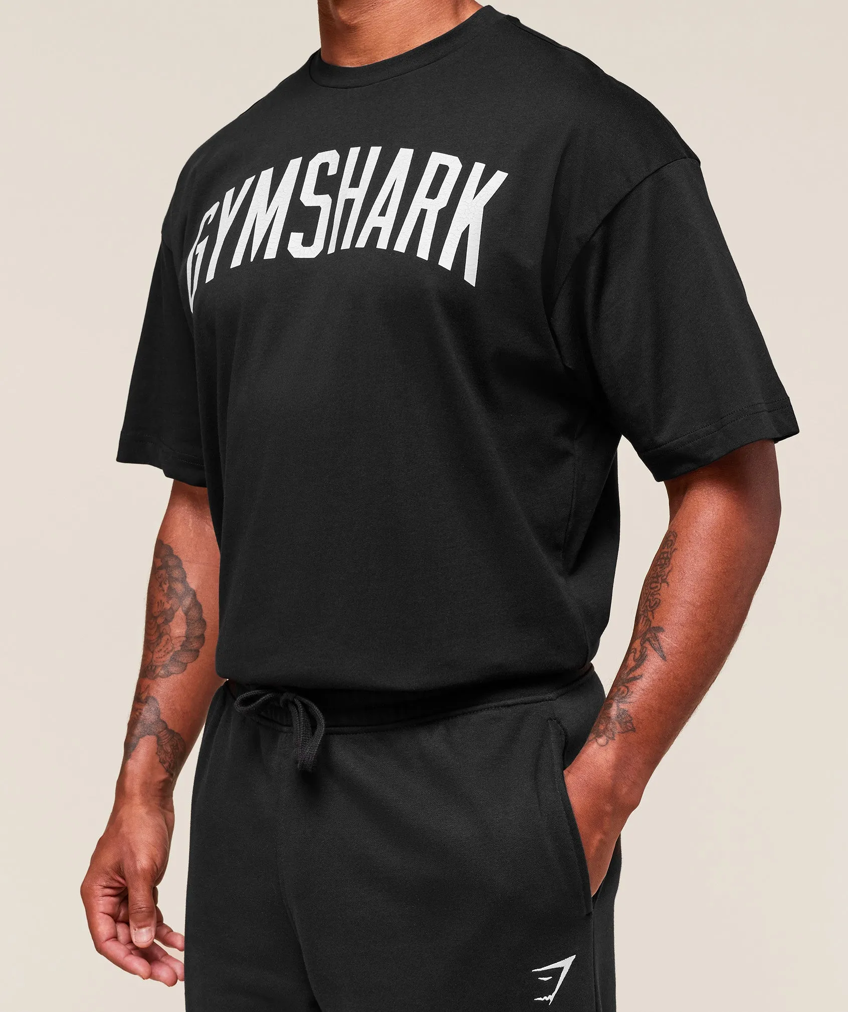 Gymshark Worn Graphic T-Shirt - Black sold by Gymshark product image thumbnail 3