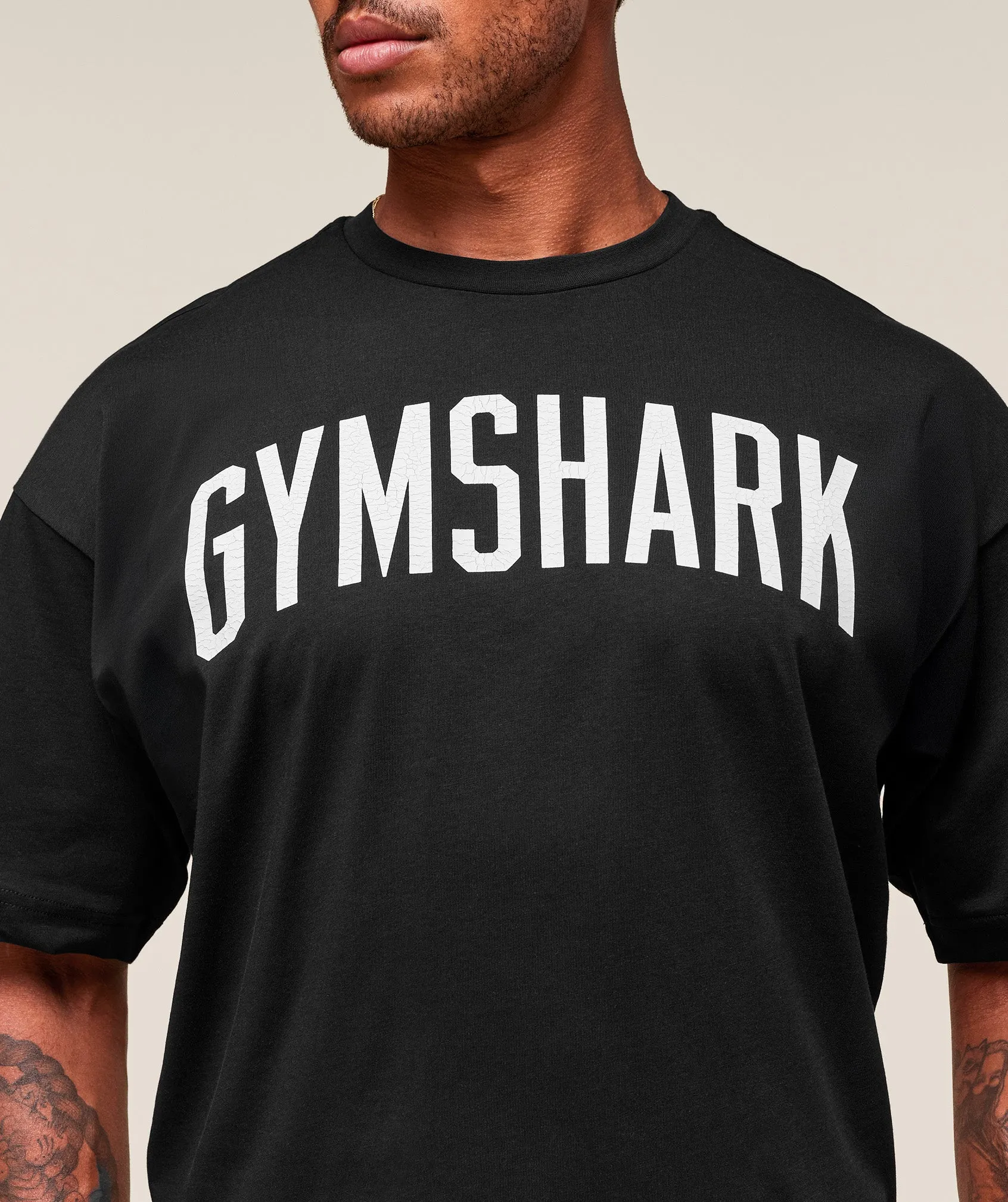 Gymshark Worn Graphic T-Shirt - Black sold by Gymshark product image thumbnail 4