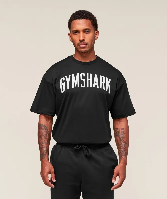 Gymshark Worn Graphic T-Shirt - Black sold by Gymshark