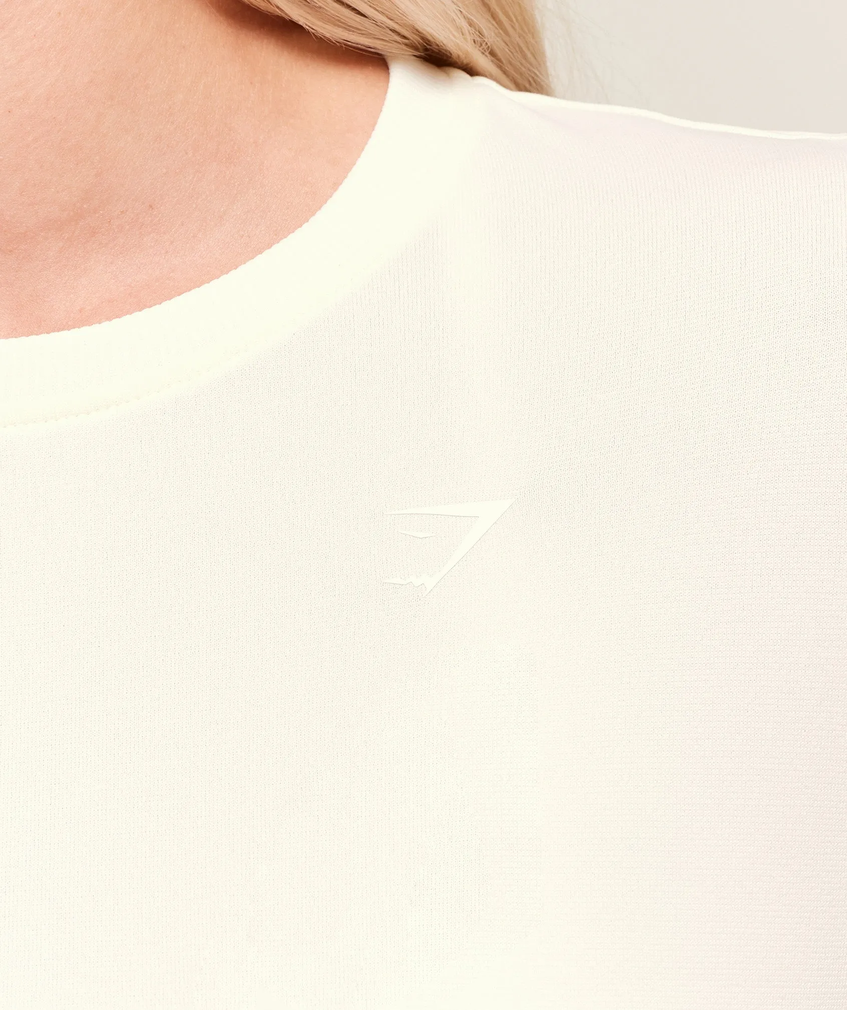 Gymshark Everyday Seamless T-Shirt - Soft White sold by Gymshark product image thumbnail 4