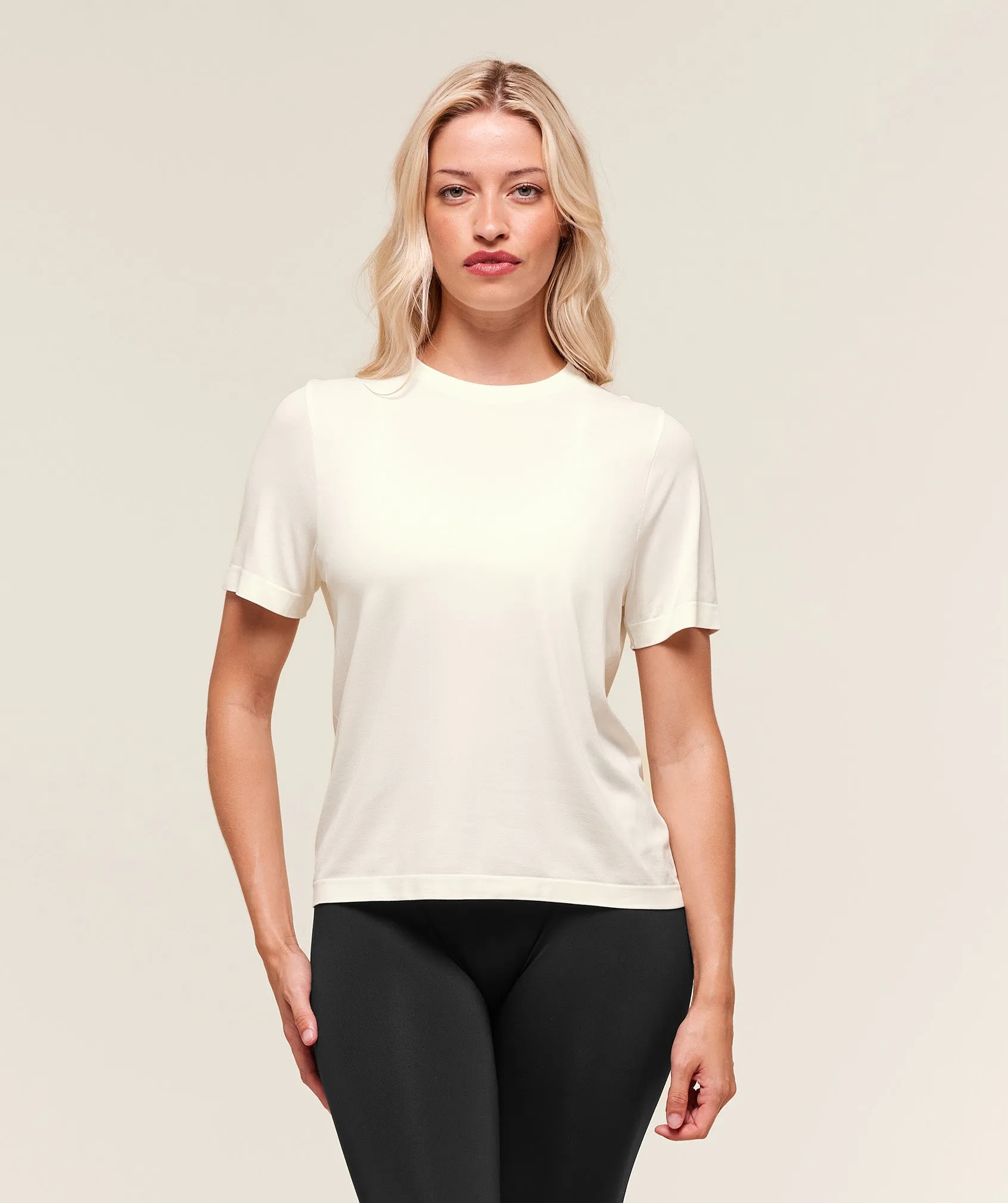 Gymshark Everyday Seamless T-Shirt - Soft White sold by Gymshark
