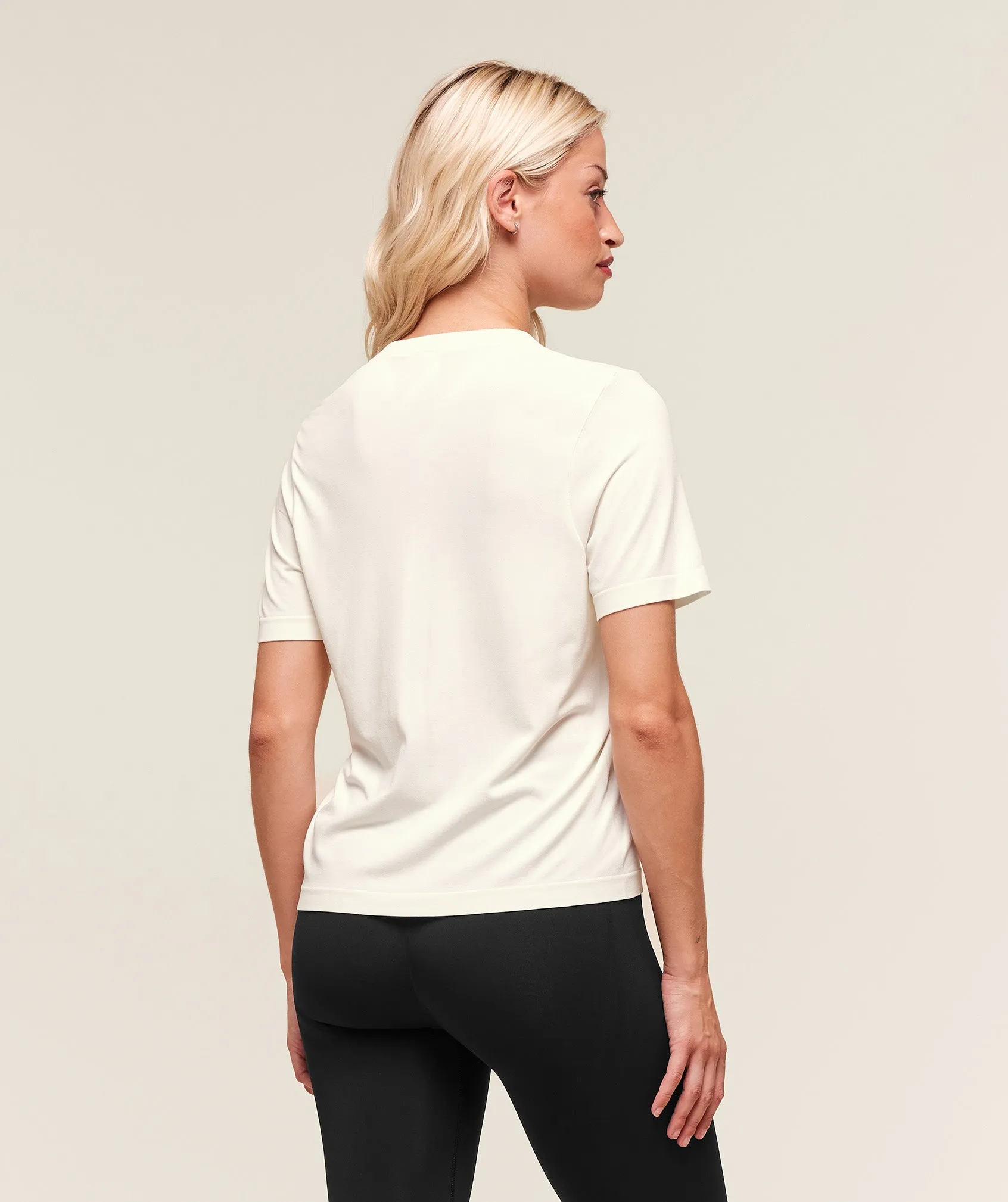 Gymshark Everyday Seamless T-Shirt - Soft White sold by Gymshark product image thumbnail 2