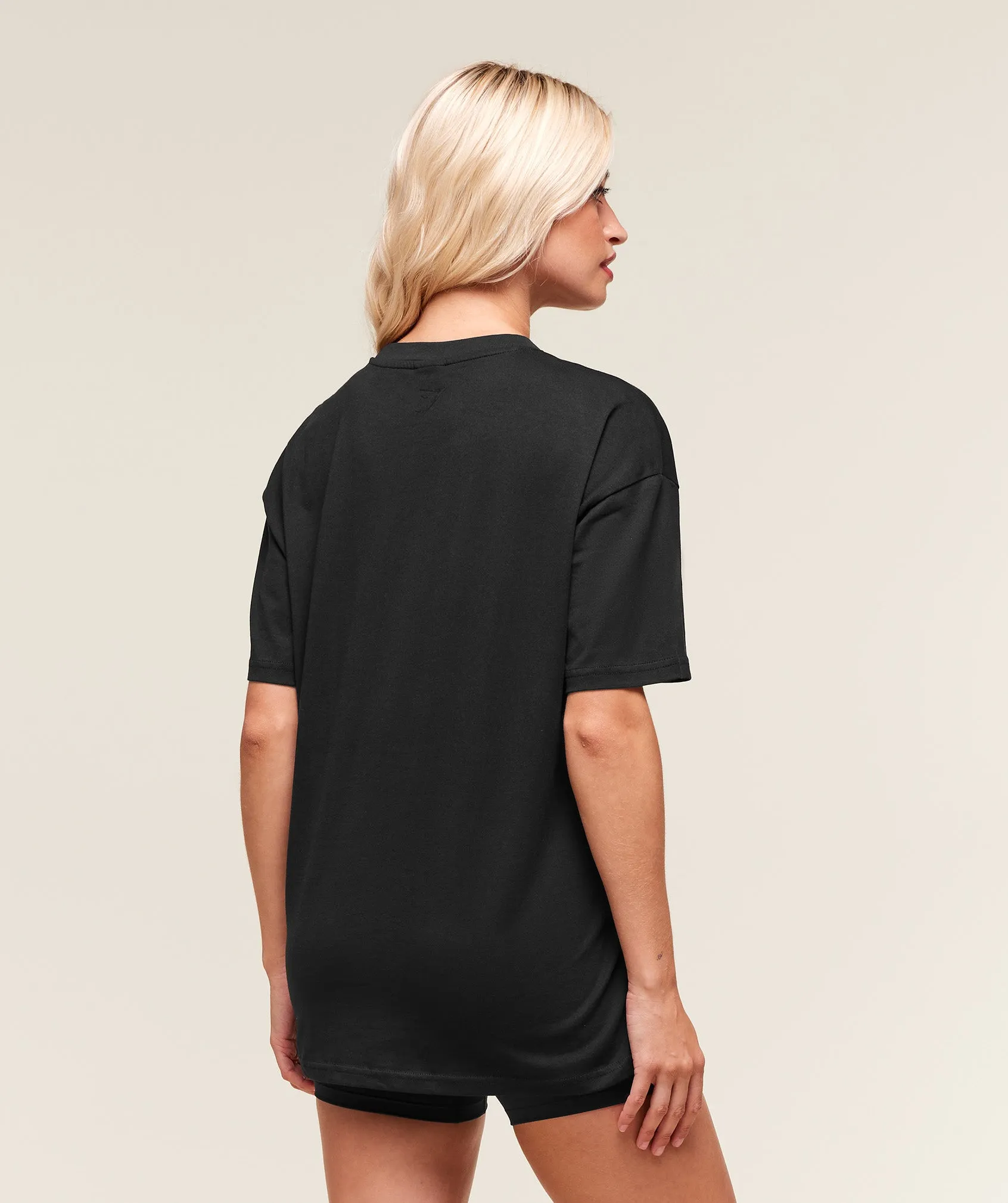 Gymshark Block Oversized T-Shirt - Black sold by Gymshark product image thumbnail 2