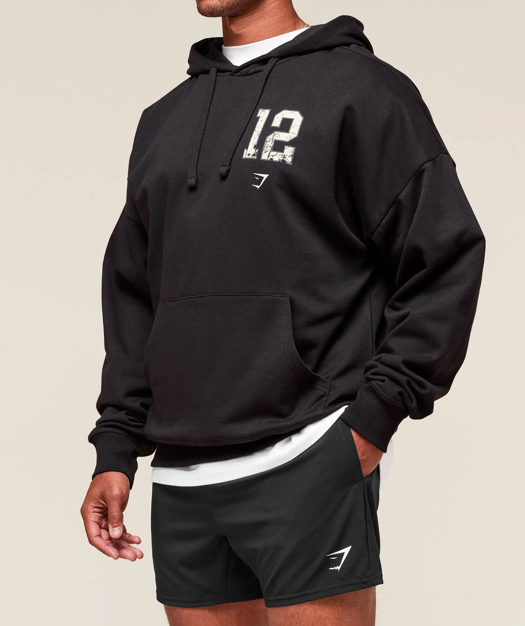 Gymshark Campus Hoodie - Black sold by Gymshark product image thumbnail 3