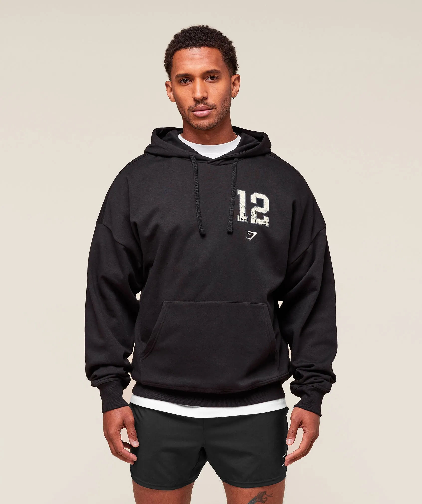 Gymshark Campus Hoodie - Black sold by Gymshark product image thumbnail 2