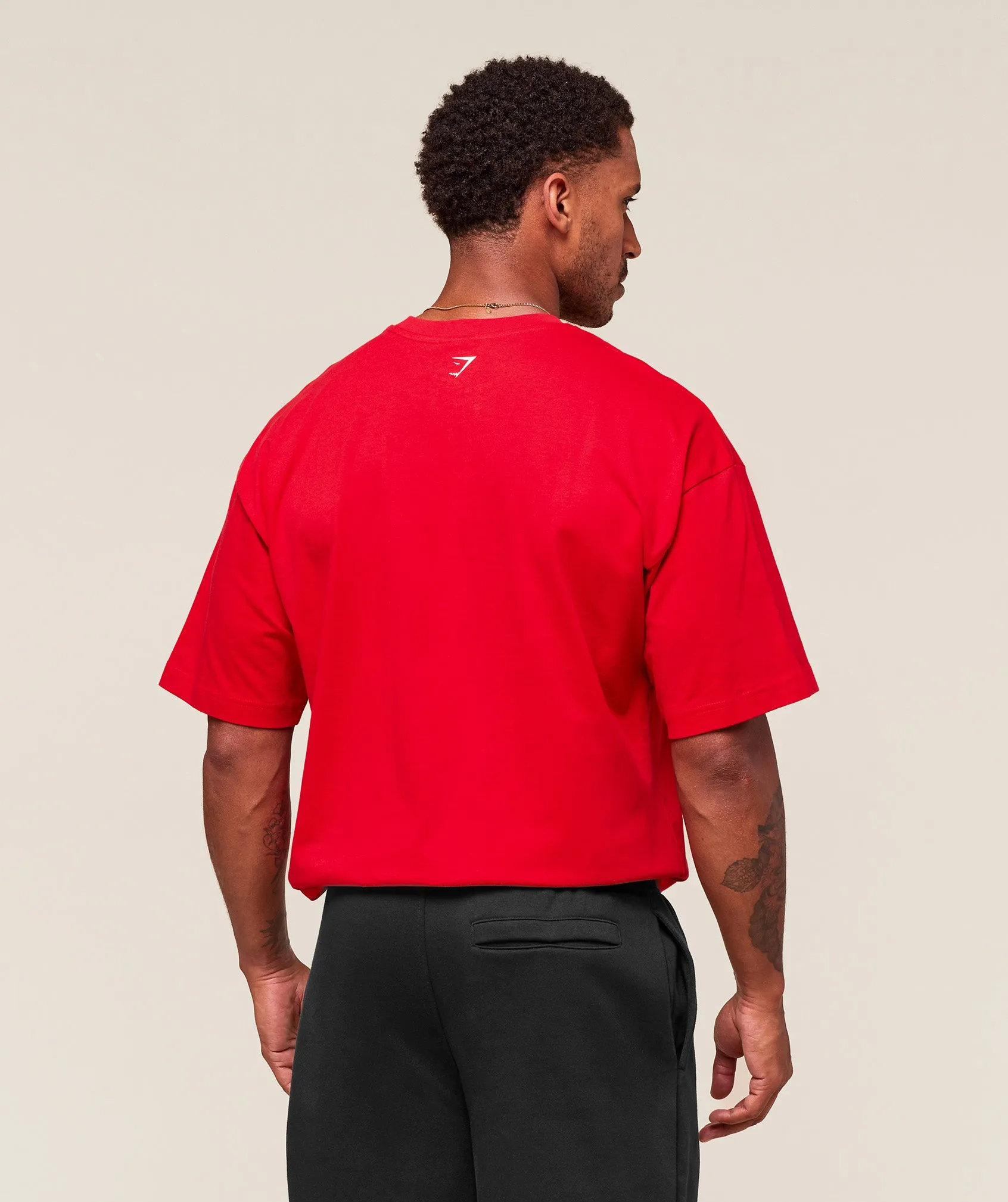 Gymshark Worn Graphic T-Shirt - Athletic Red sold by Gymshark product image thumbnail 2