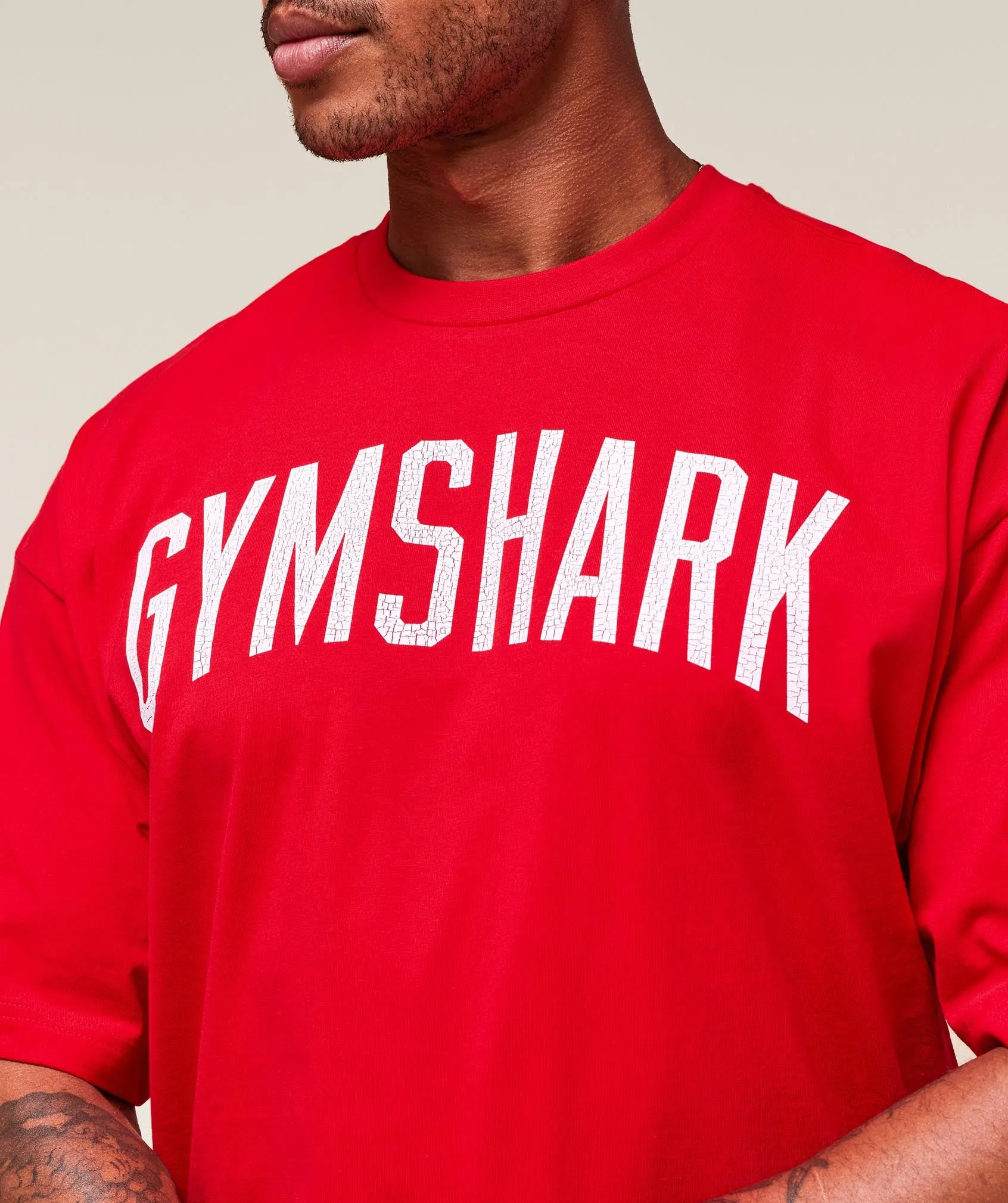 Gymshark Worn Graphic T-Shirt - Athletic Red sold by Gymshark product image thumbnail 4