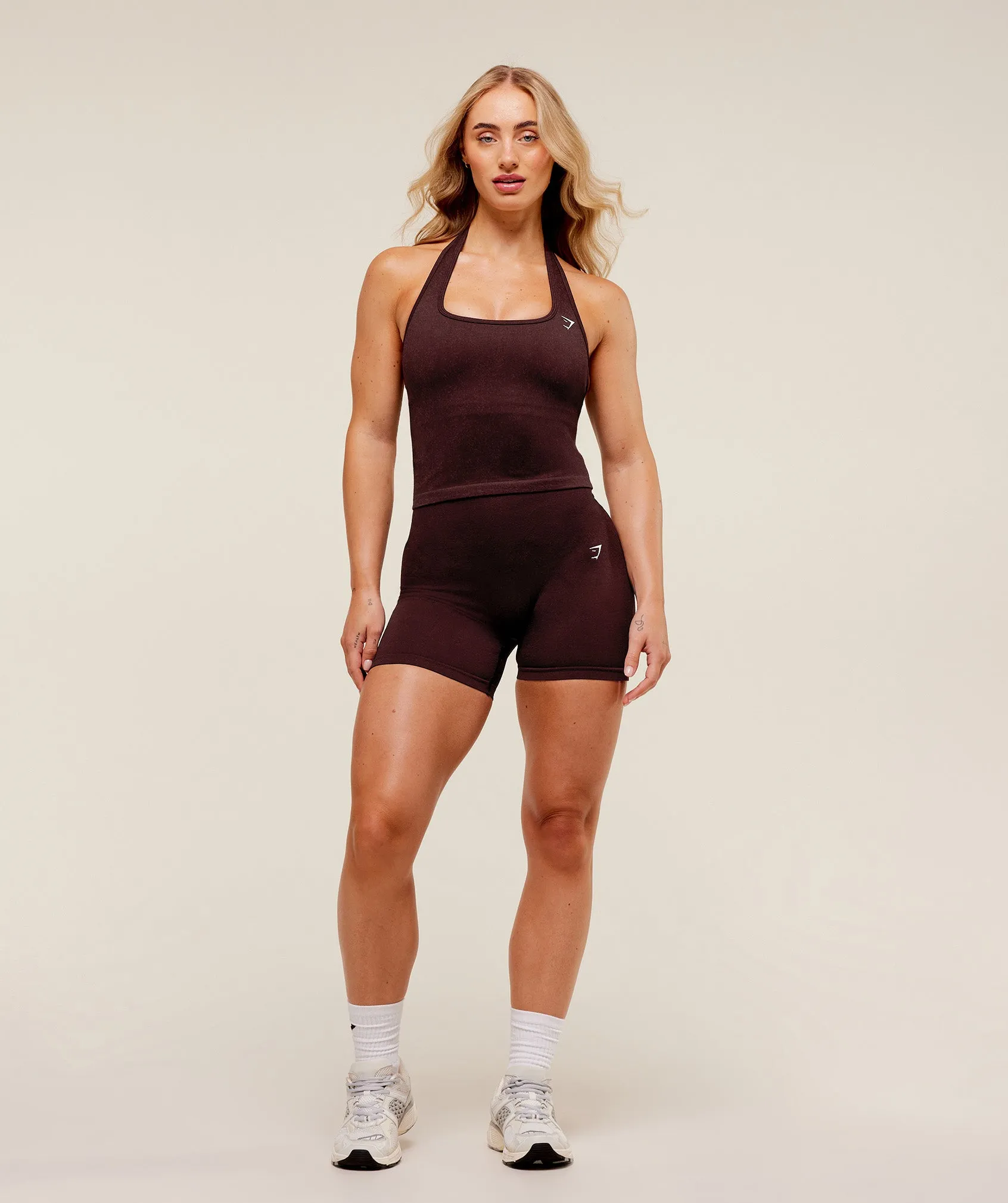 Gymshark Adapt Fleck x Whitney Tank With Shelf - Cherry Purple/Rich Maroon sold by Gymshark product image thumbnail 5