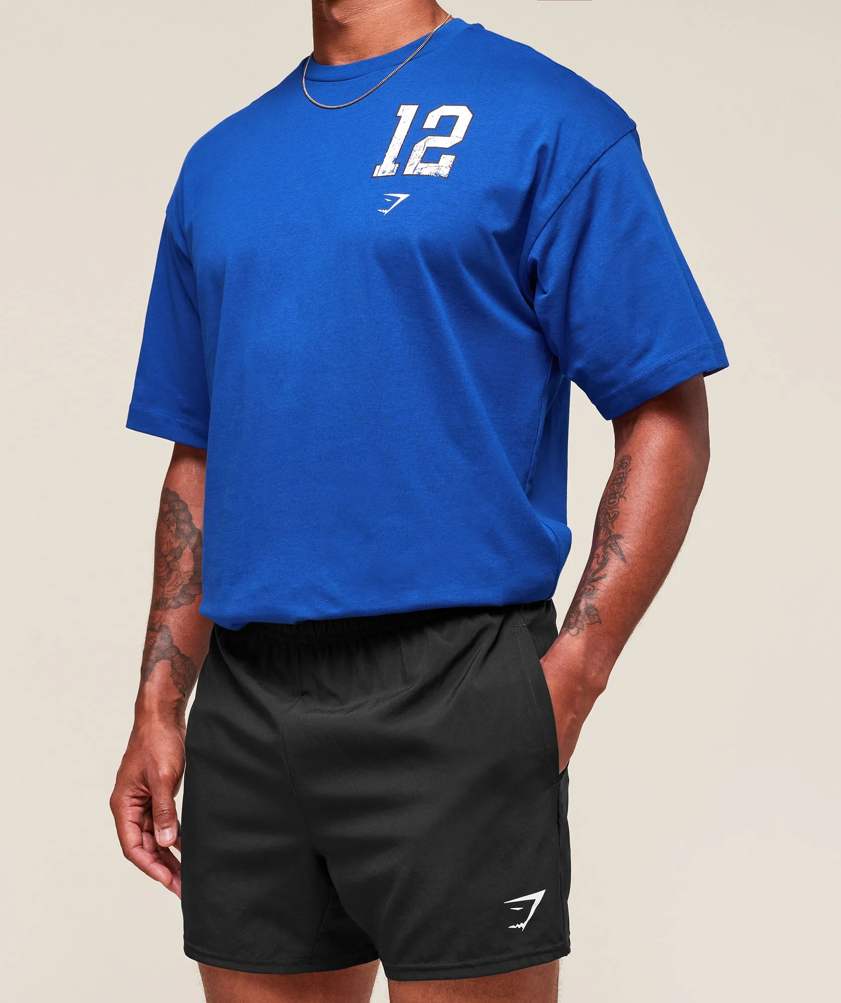 Gymshark Campus T-Shirt - Athletic Blue sold by Gymshark product image thumbnail 3