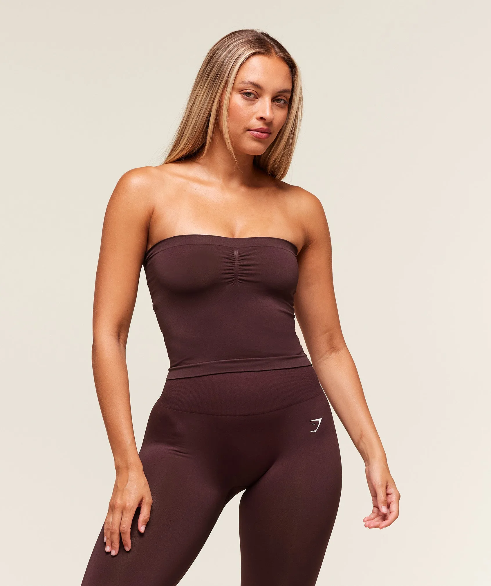 Gymshark Everyday Seamless Midi Tube Top - Cherry Purple sold by Gymshark