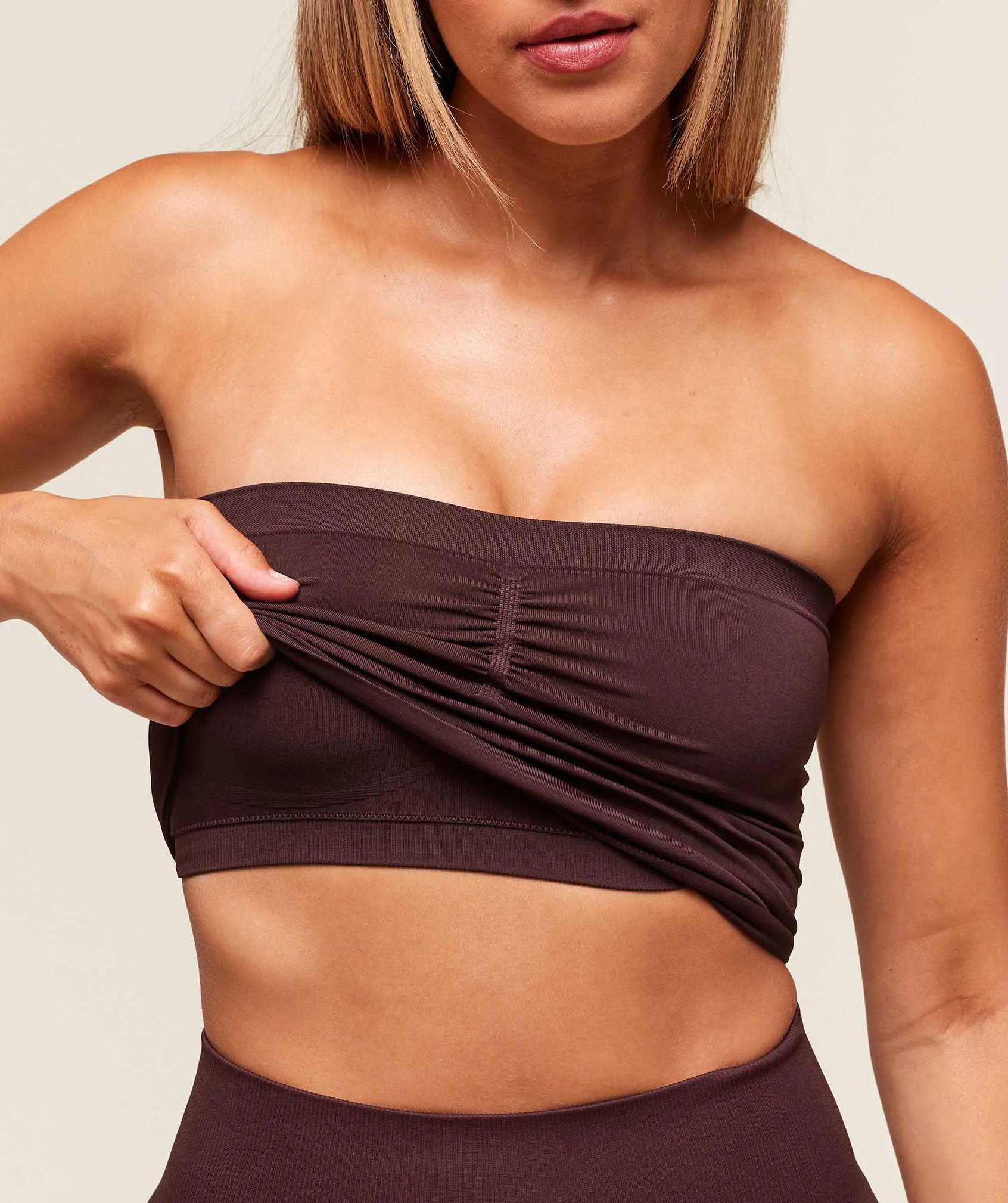 Gymshark Everyday Seamless Midi Tube Top - Cherry Purple sold by Gymshark product image thumbnail 5