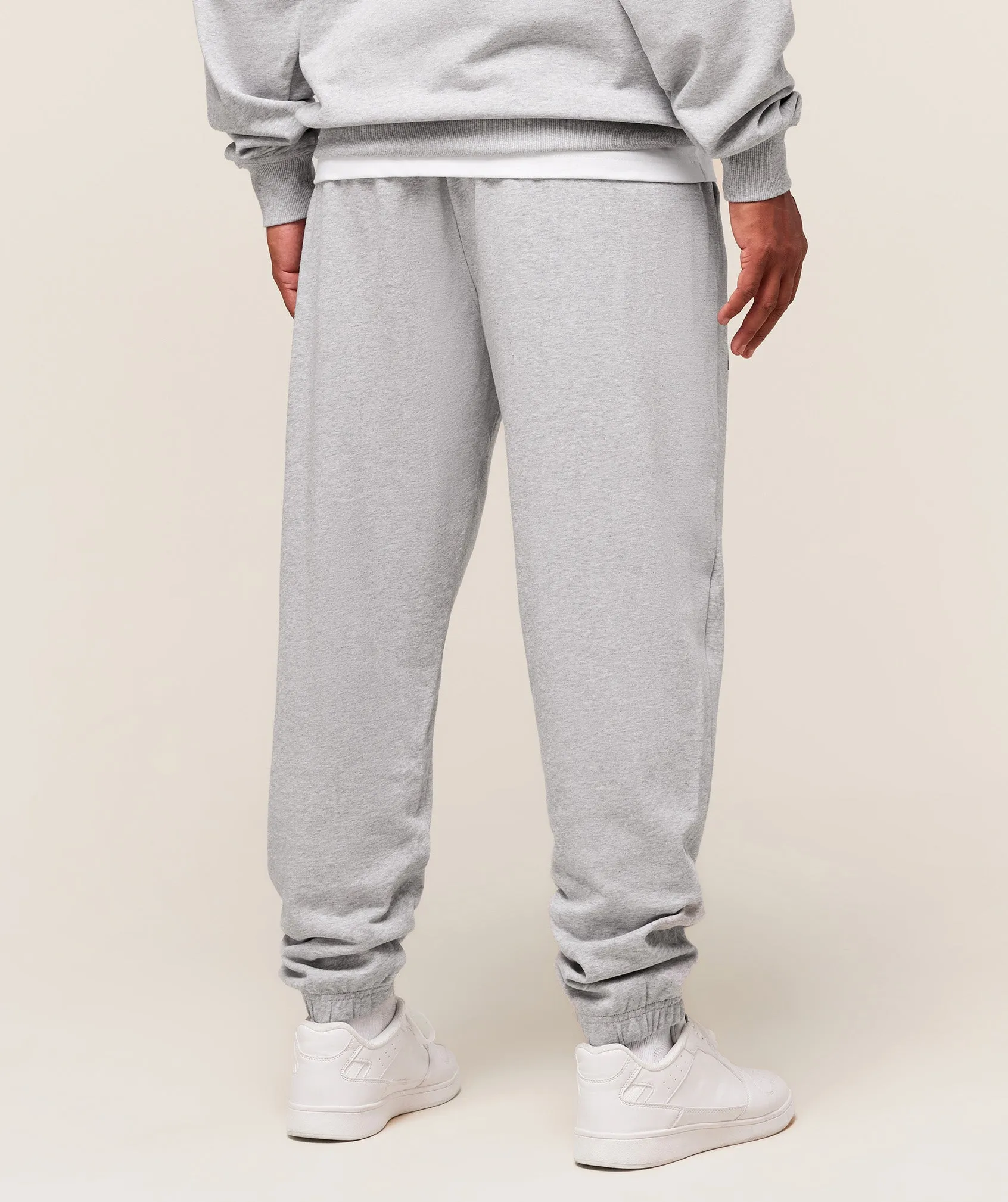 Gymshark Worn Graphic Jogger - Light Grey Core Marl sold by Gymshark product image thumbnail 2