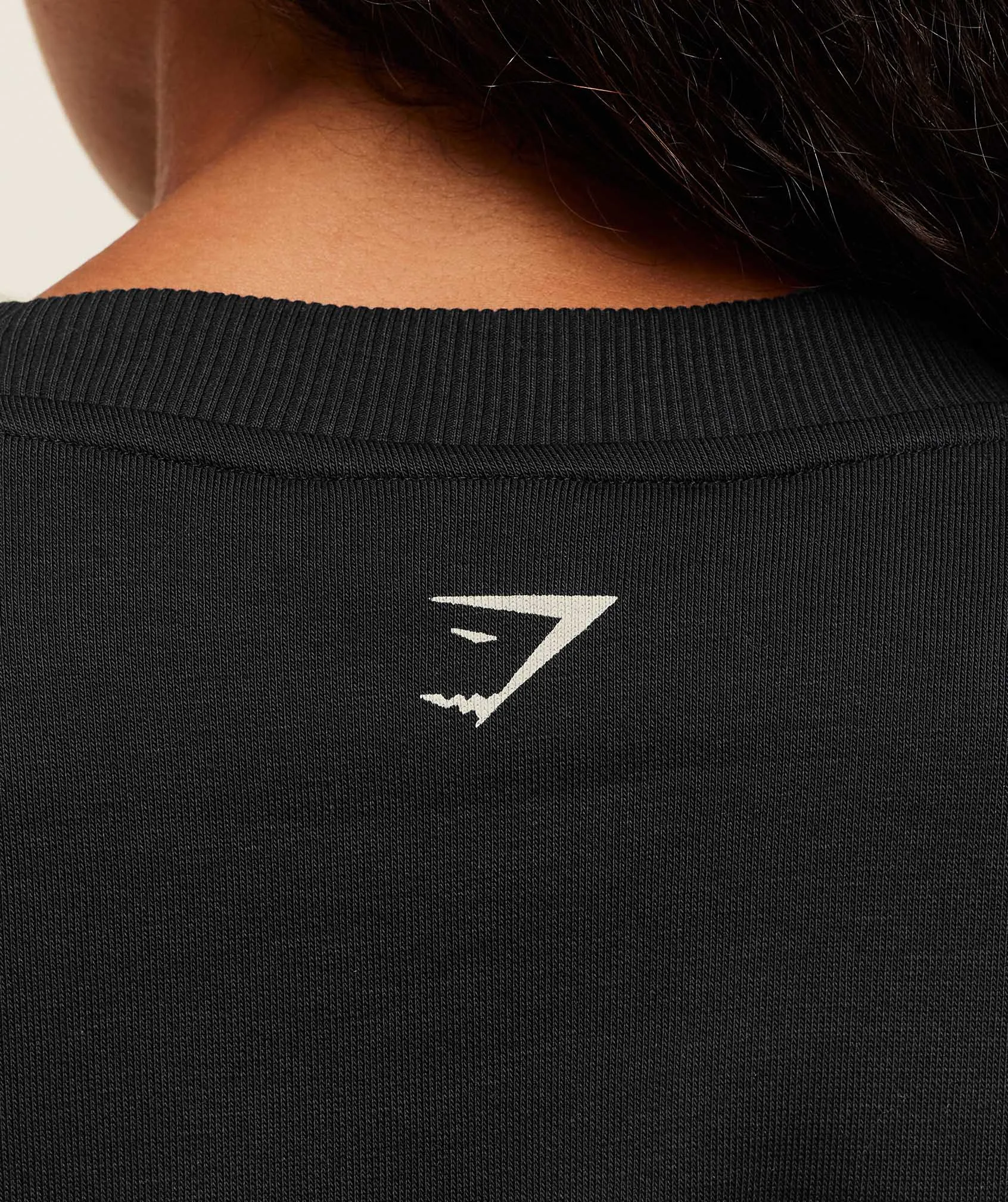 Gymshark Lifting Club Graphic Oversized Crew Neck - Black sold by Gymshark product image thumbnail 5