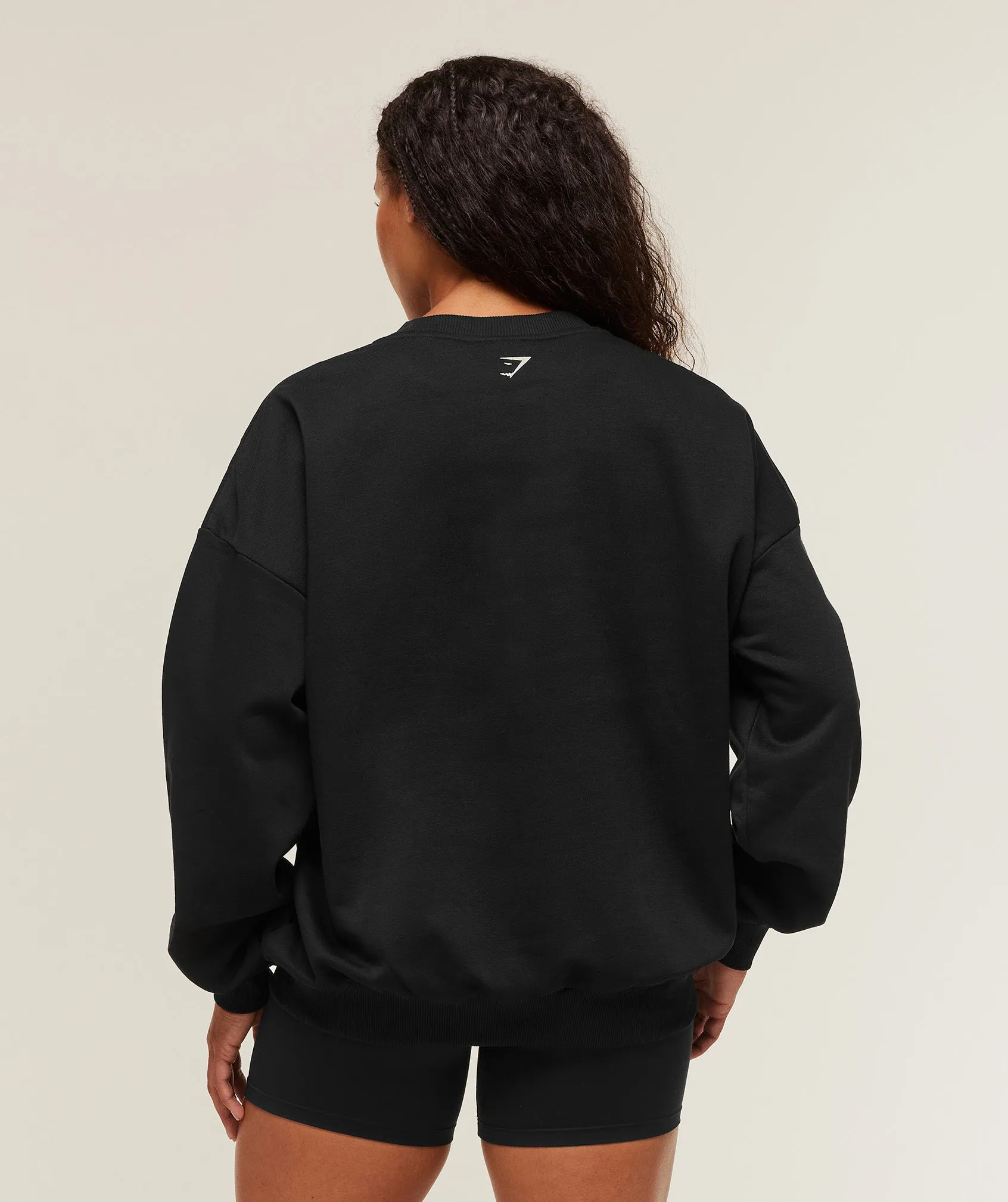 Gymshark Lifting Club Graphic Oversized Crew Neck - Black sold by Gymshark product image thumbnail 2