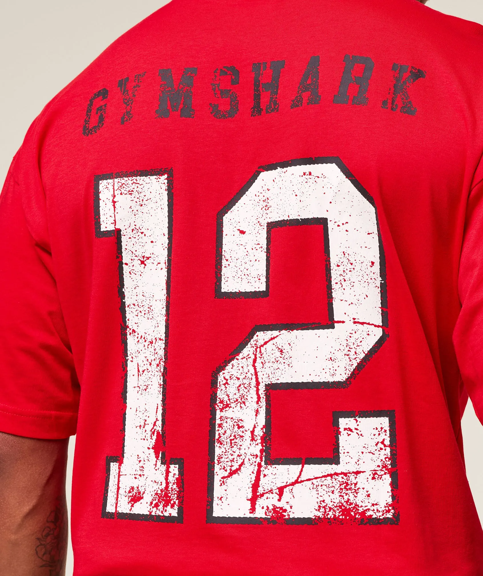 Gymshark Campus T-Shirt - Athletic Red sold by Gymshark product image thumbnail 4