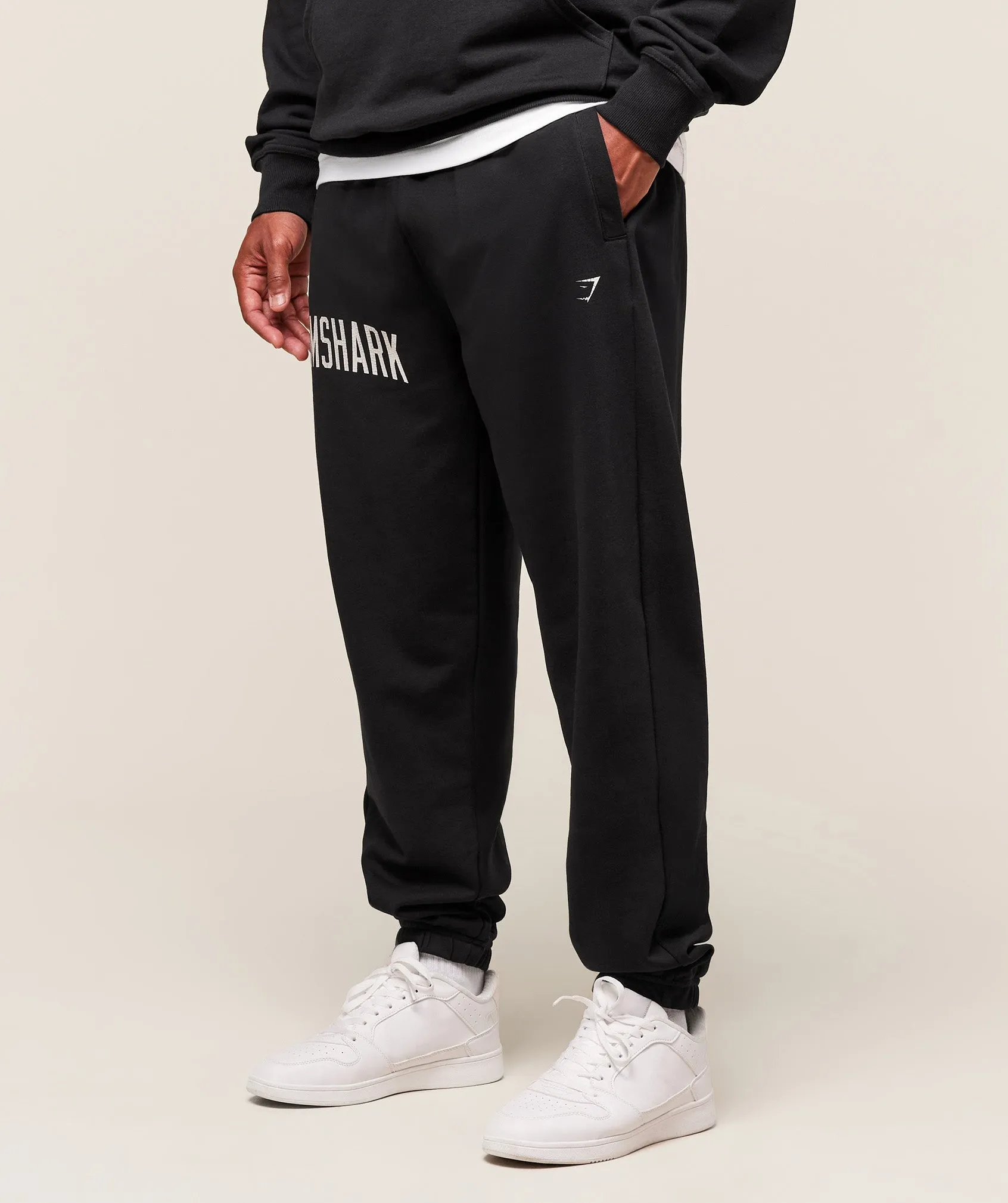 Gymshark Worn Graphic Jogger - Black sold by Gymshark product image thumbnail 2