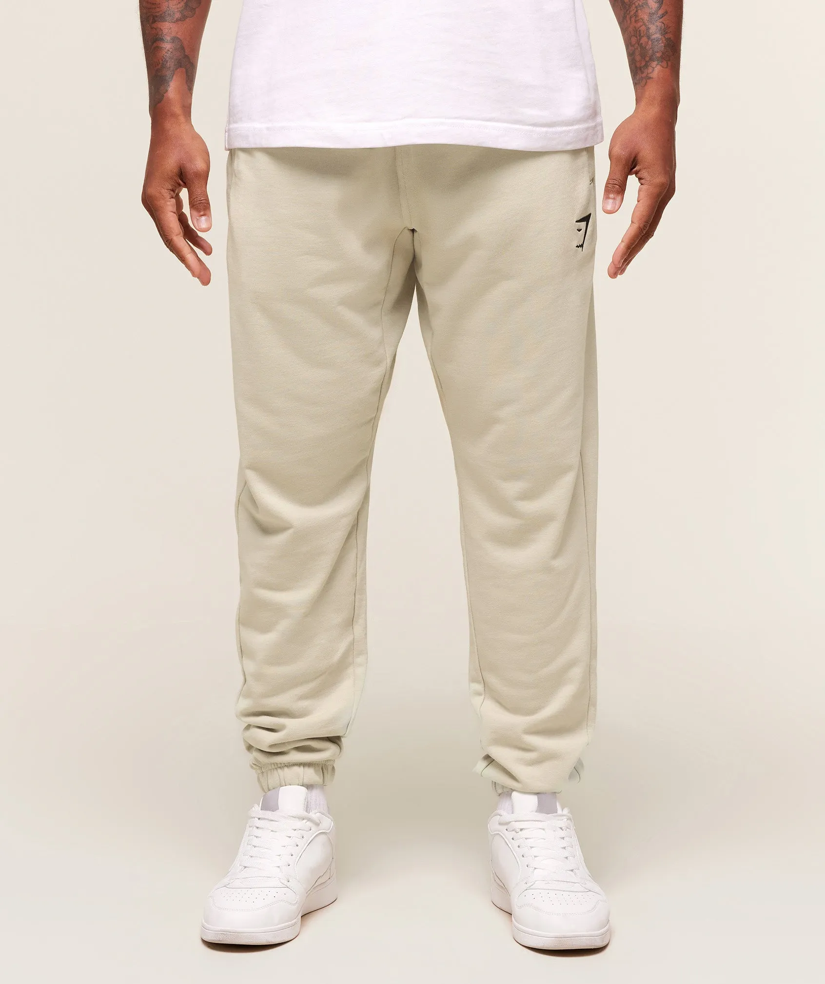 Gymshark Essential Oversized Joggers - Pebble Grey sold by Gymshark