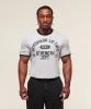 Gymshark XXL Strength Dept Ringer T-Shirt - Light Grey Core Marl sold by Gymshark