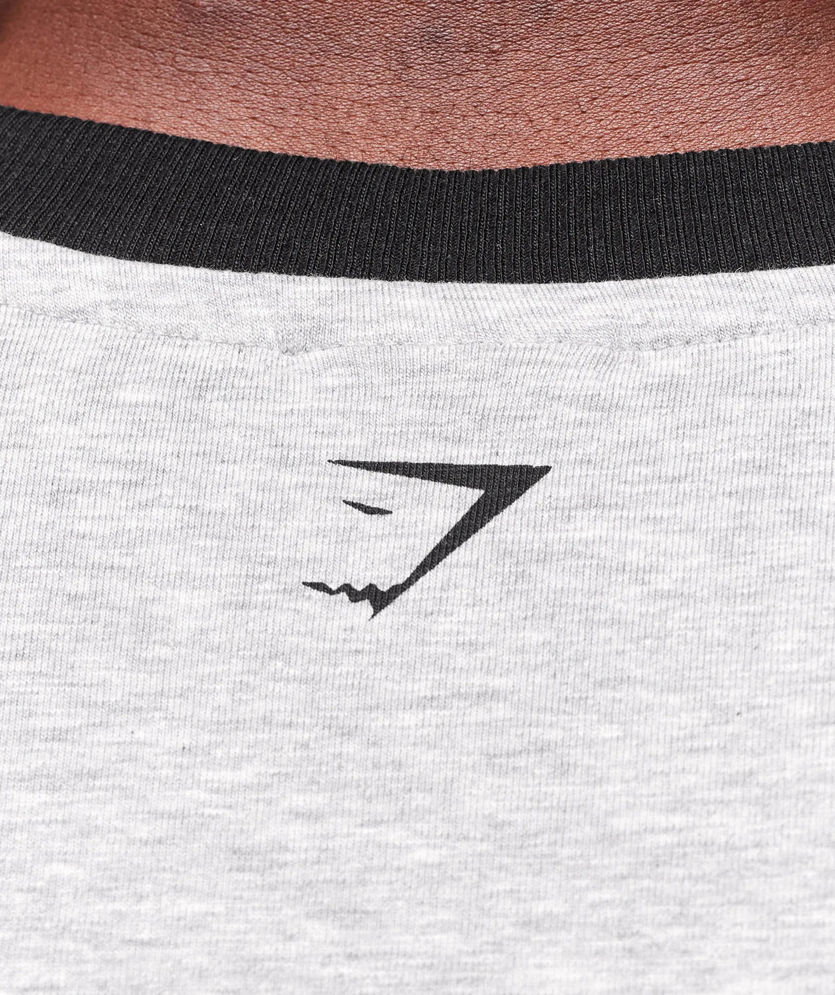 Gymshark XXL Strength Dept Ringer T-Shirt - Light Grey Core Marl sold by Gymshark product image thumbnail 5