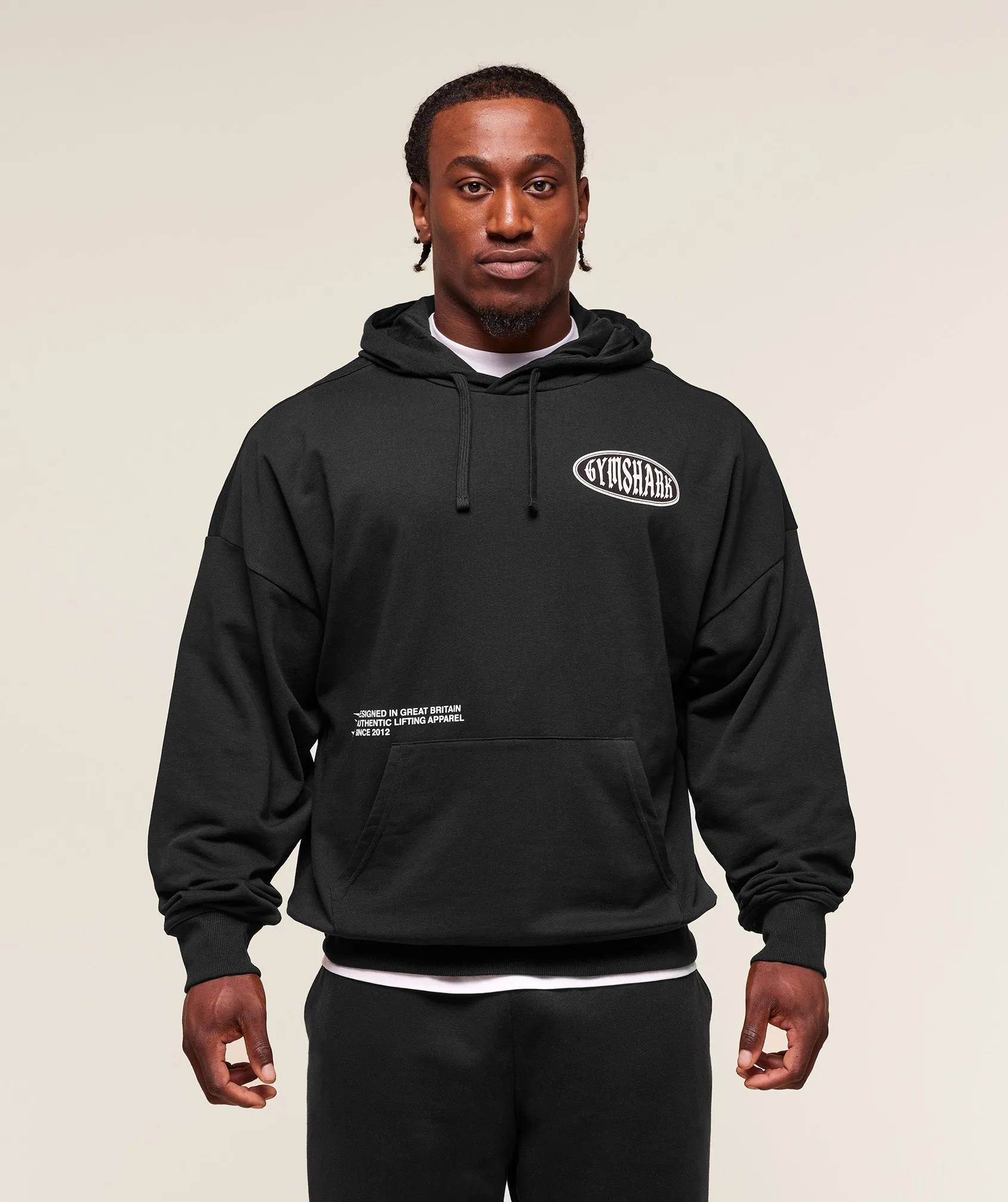 Gymshark Authentic Lifting Apparel Hoodie - Black sold by Gymshark product image thumbnail 2
