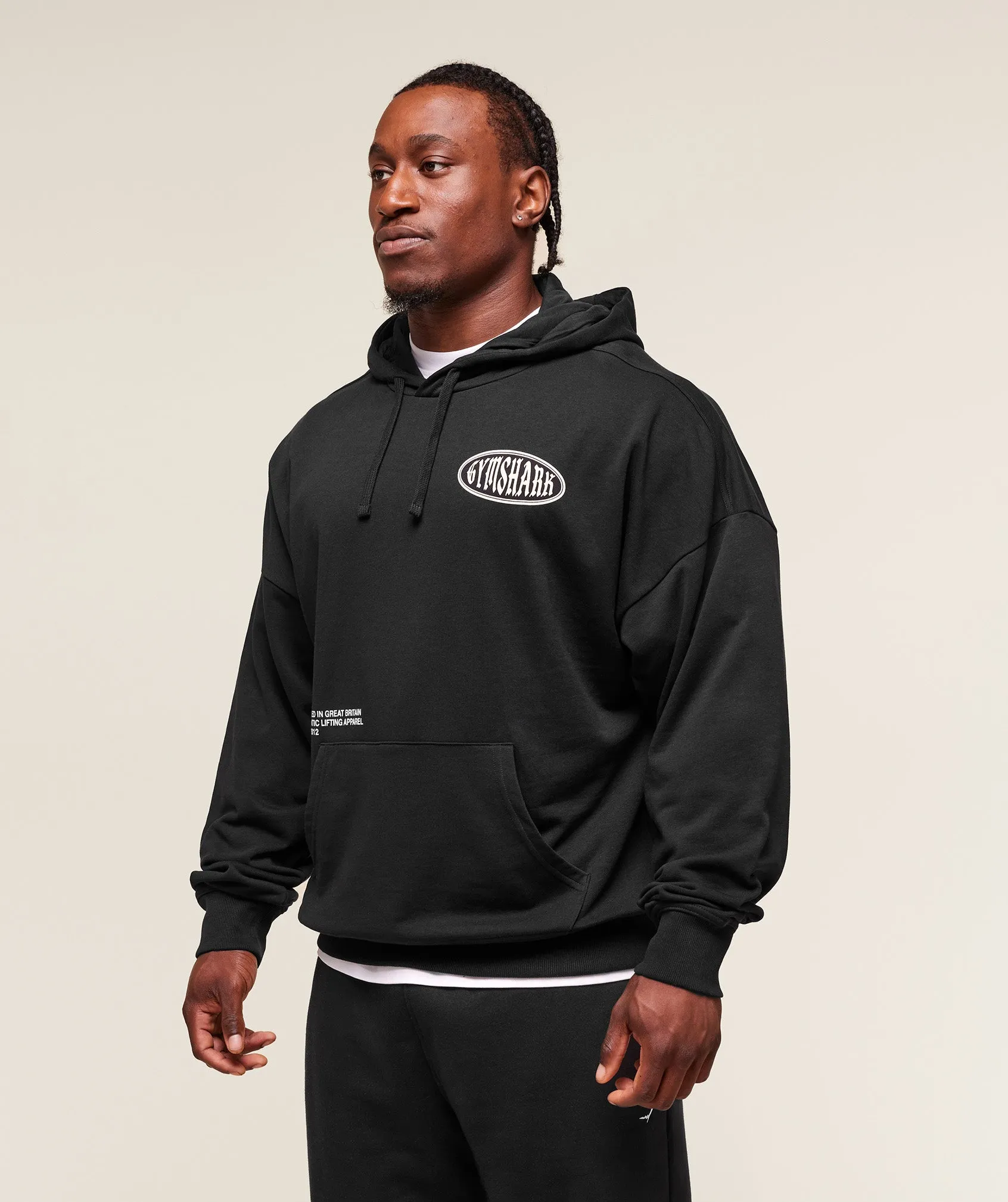 Gymshark Authentic Lifting Apparel Hoodie - Black sold by Gymshark product image thumbnail 3