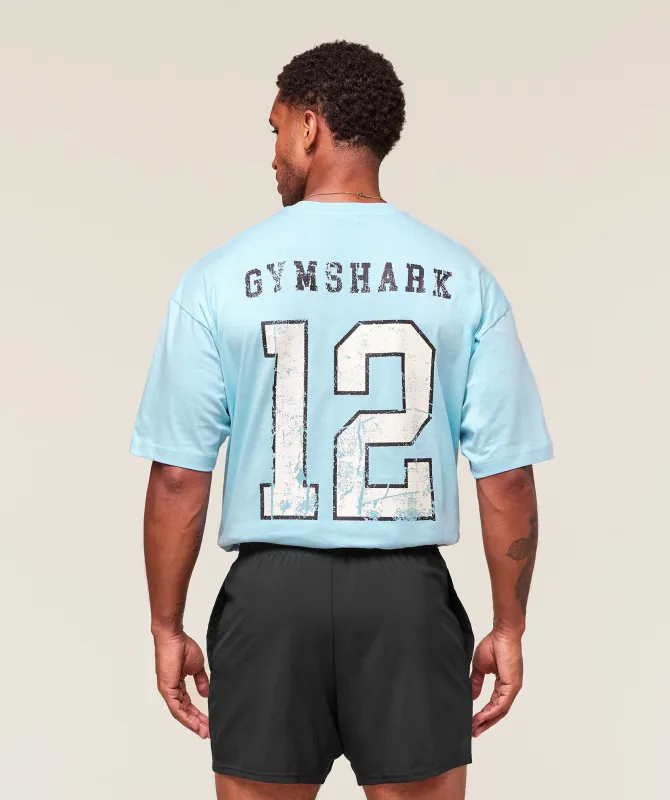 Gymshark Campus T-Shirt - Athletic Light Blue sold by Gymshark