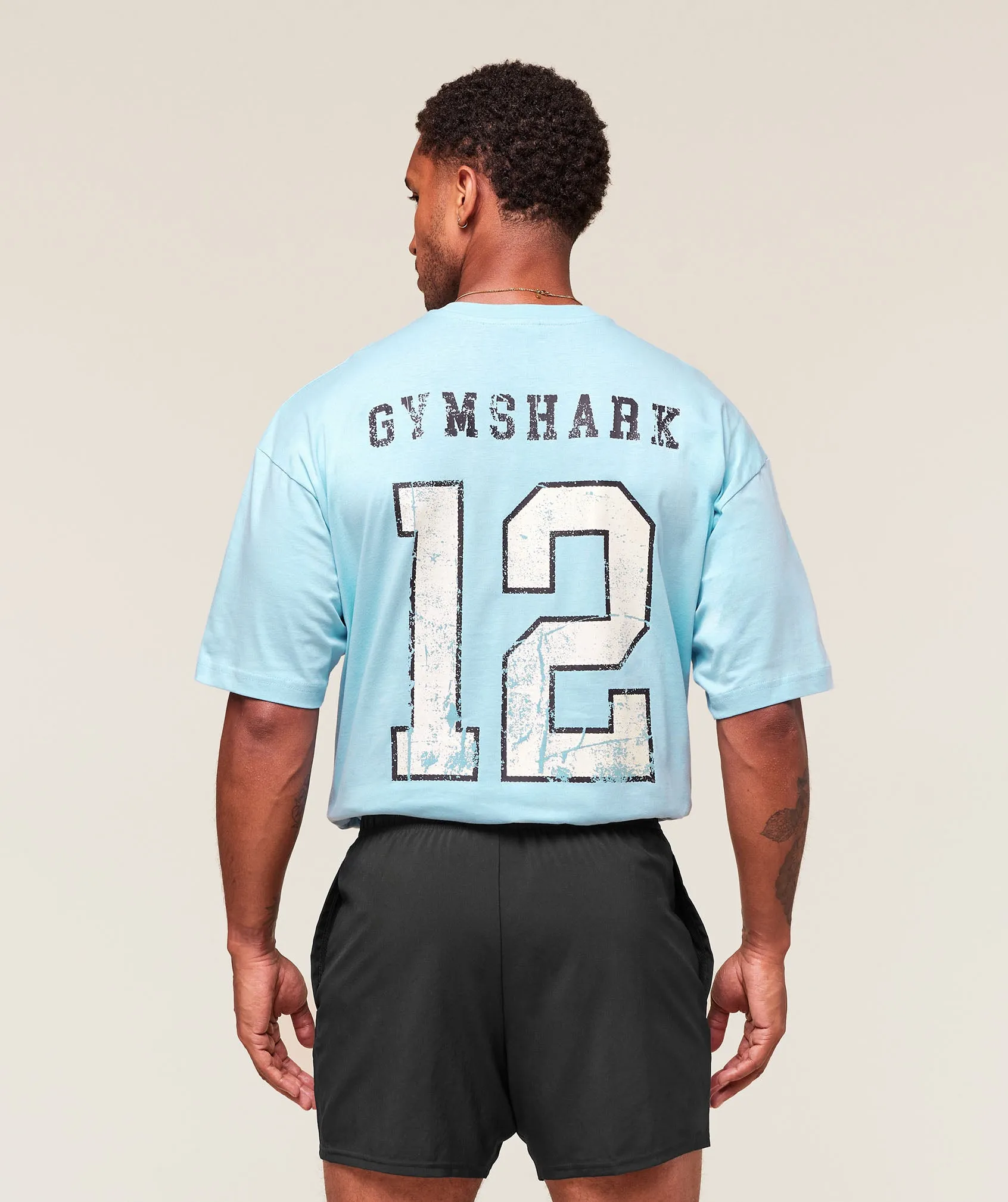 Gymshark Campus T-Shirt - Athletic Light Blue sold by Gymshark