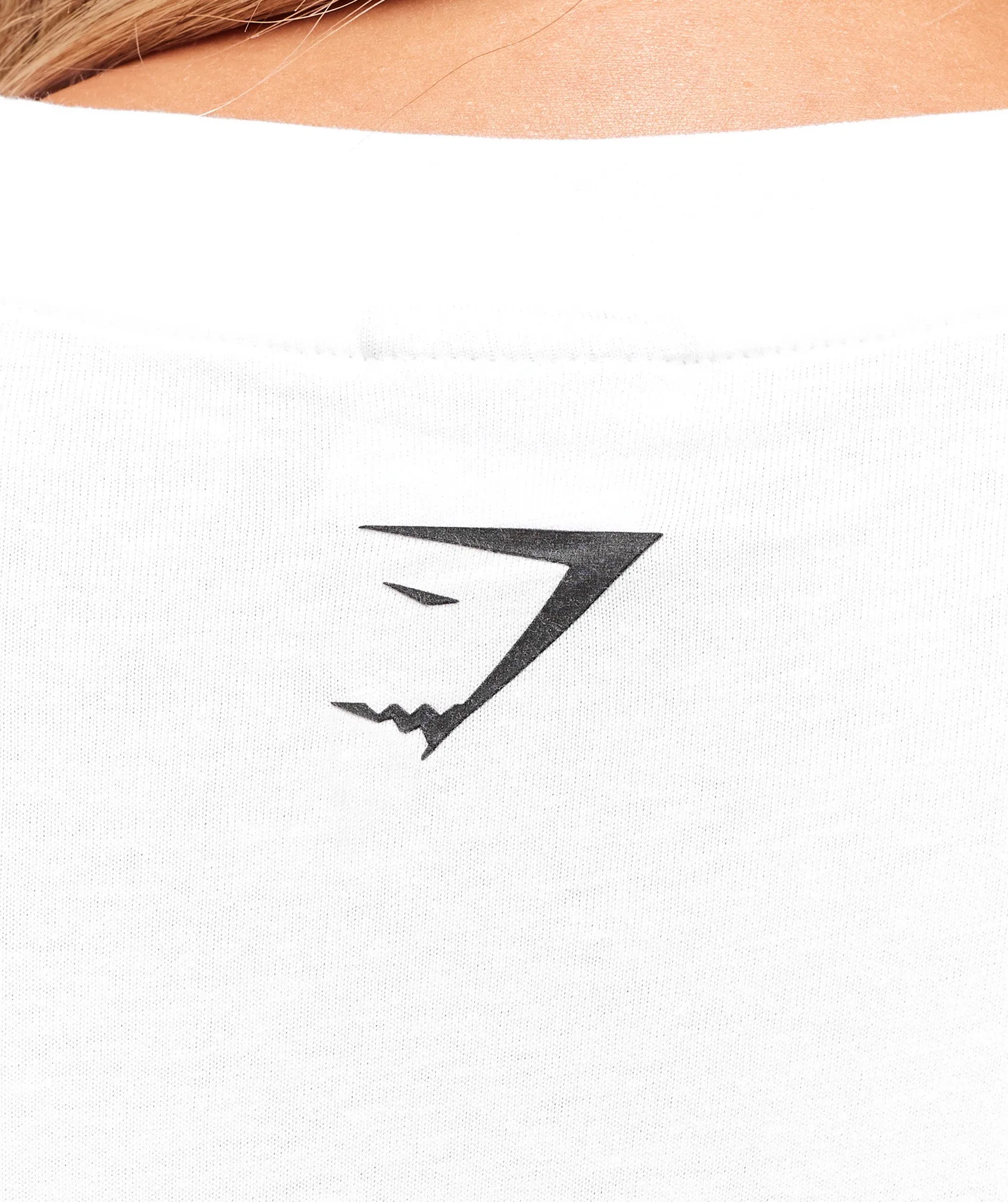 Gymshark Block Oversized T-Shirt - White sold by Gymshark product image thumbnail 4