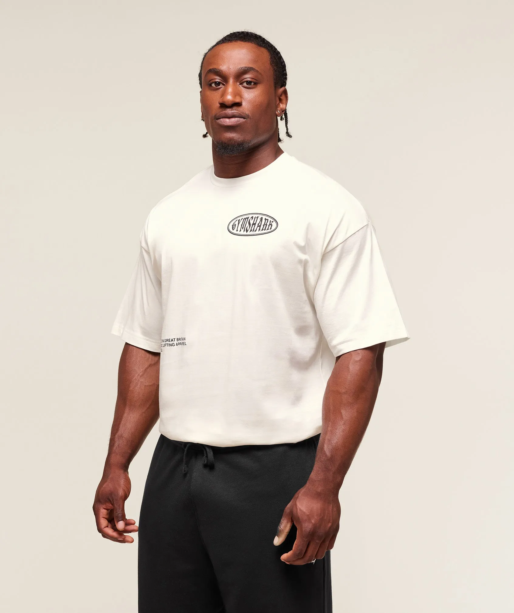 Gymshark Authentic Lifting Apparel T-Shirt - Soft White sold by Gymshark product image thumbnail 3
