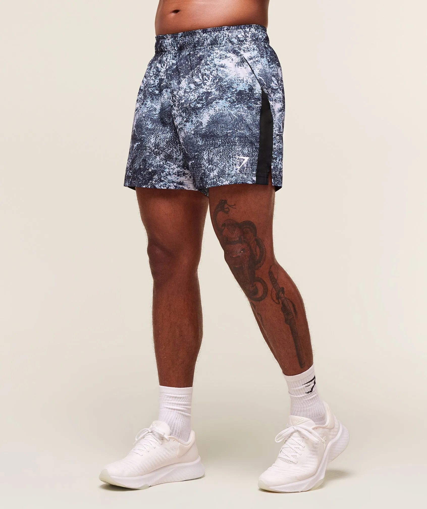 Gymshark Sport 5" Shorts - Smoke Blue/Black sold by Gymshark product image thumbnail 3