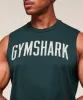 Gymshark Worn Graphic Tank - Deep Petrol Blue sold by Gymshark